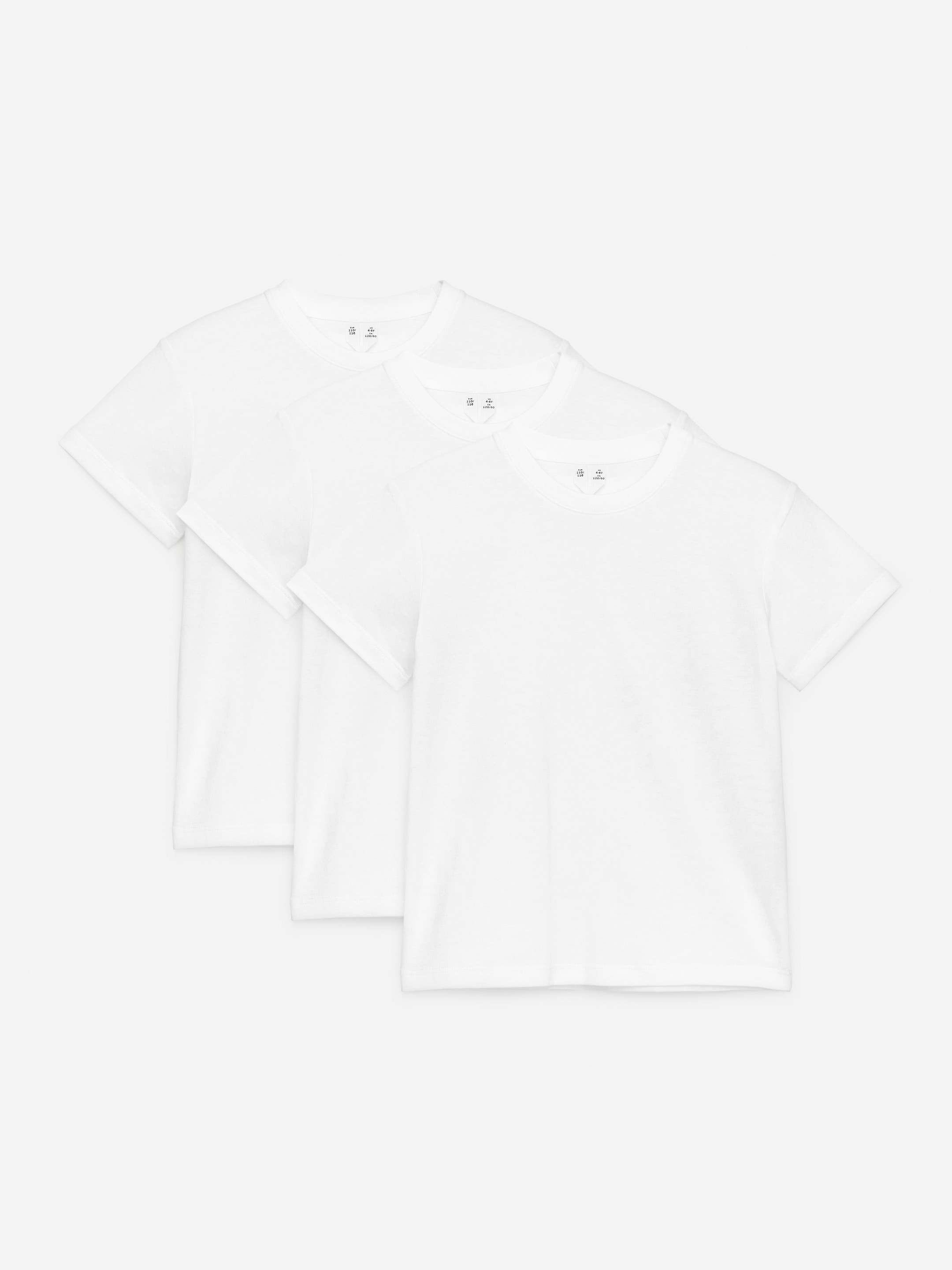 T-Shirt mit Rundhalsausschnitt, im 3er-Set-#ffffff-14139