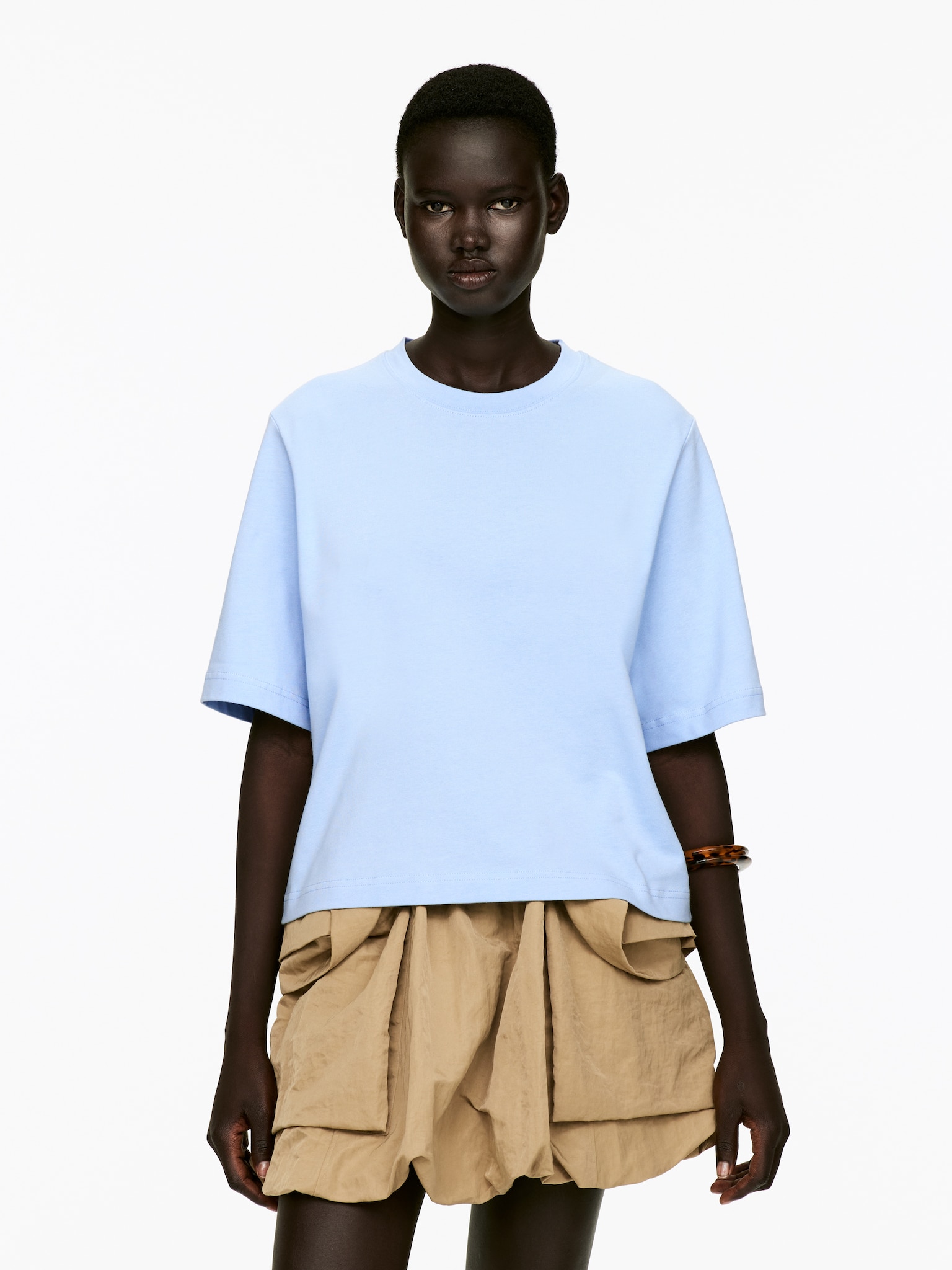 ALBA Kastiges T-Shirt - Blau/Weiß/Schwarz - 1