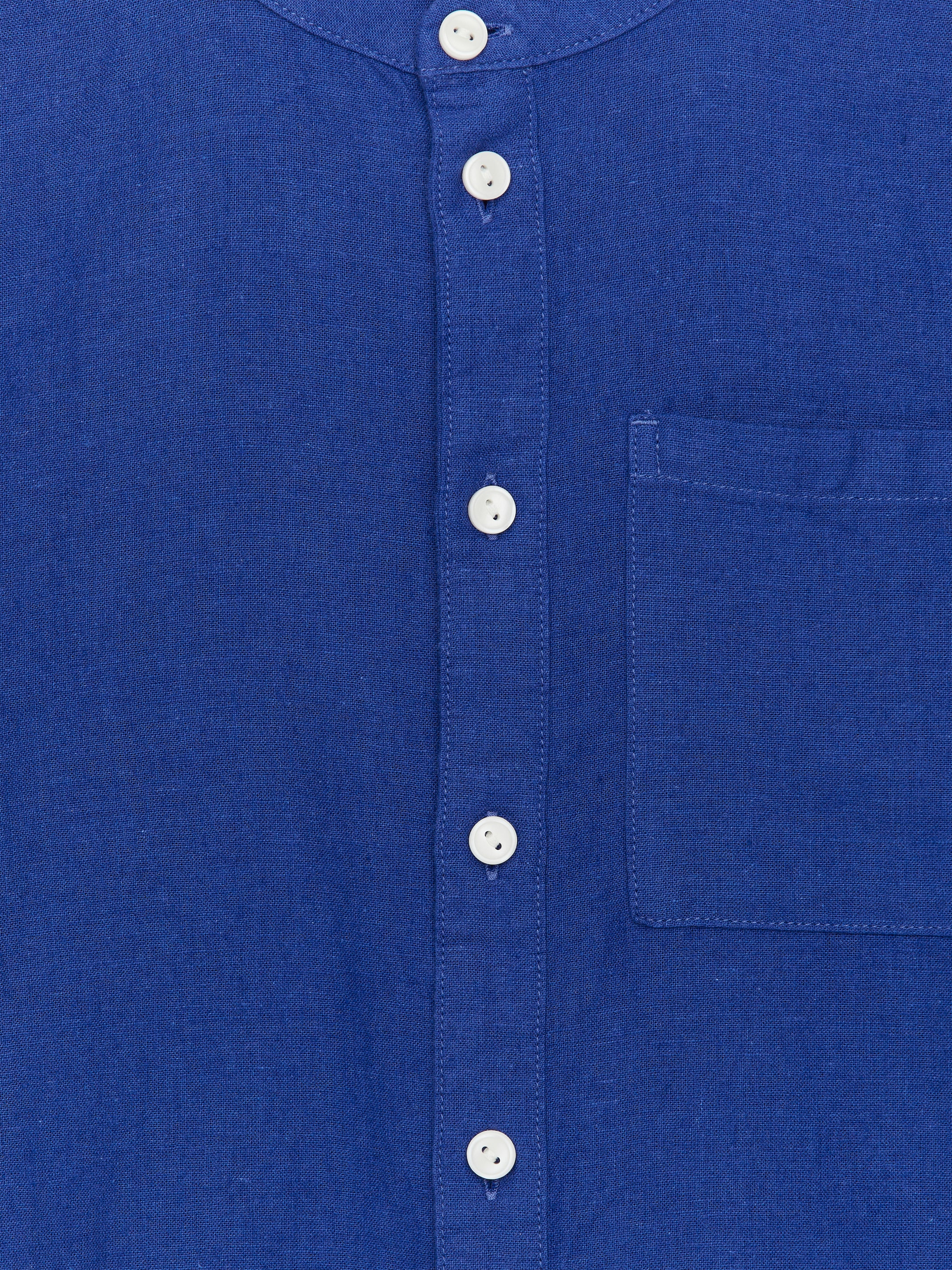 Grandad-Hemd aus Leinen - Blau - Loose Fit - Kinder - StillMedia/DescriptiveDetail - 2
