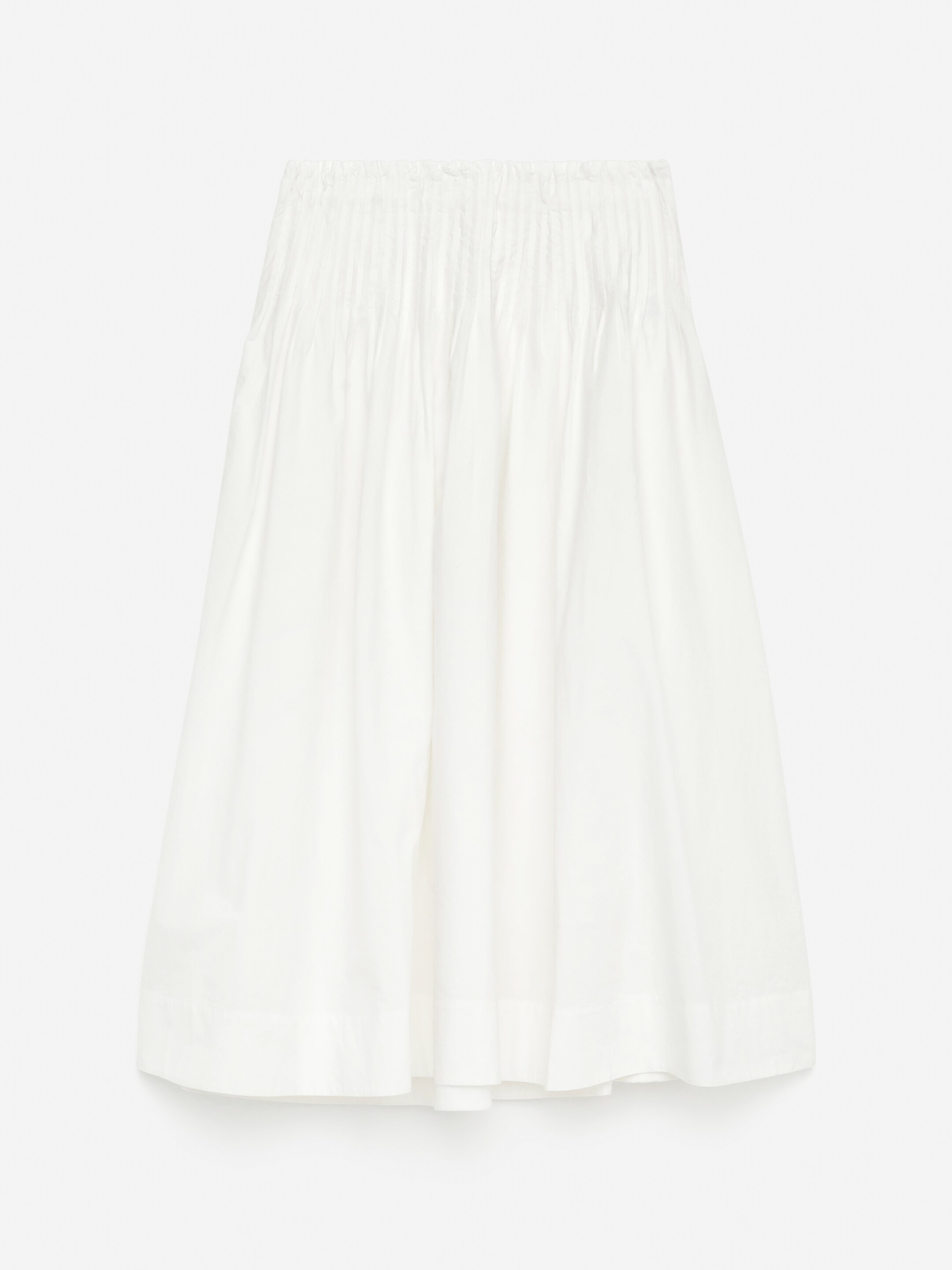 Ver imagem maior: Saia de algodão com pregas - Branco - SENHORA | H&M PT 5