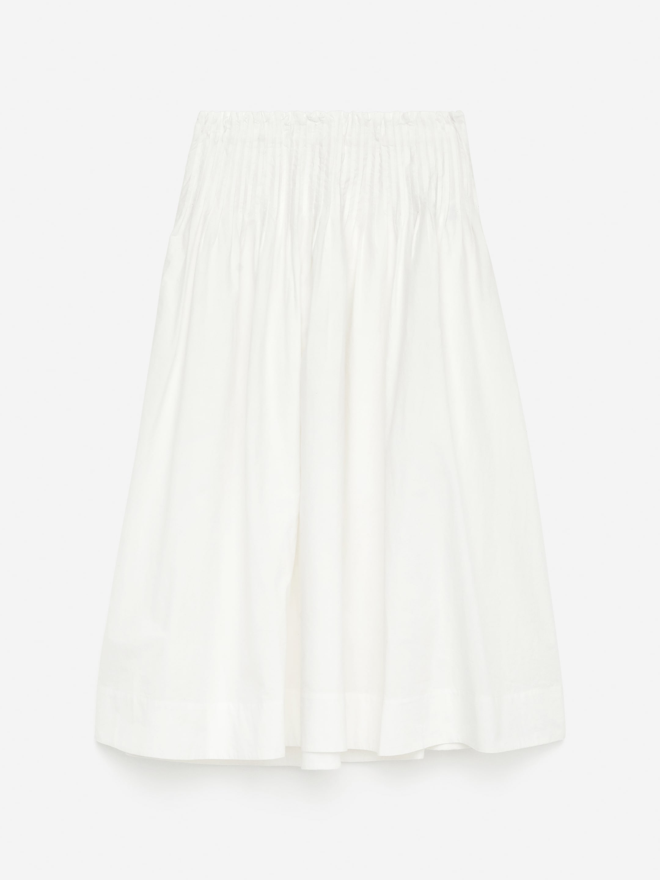 Vis større bilde: Pintuck bomullsskjørt - Hvit - DAME | H&M NO 5