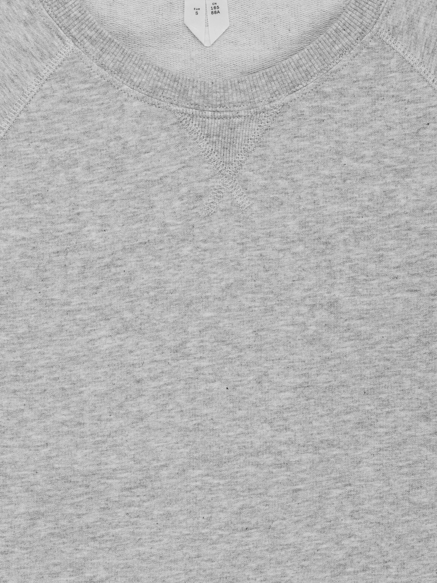 T-shirt med raglanärm - Gråmelerad - Slim fit - Women - StillMedia/DescriptiveDetail - 1