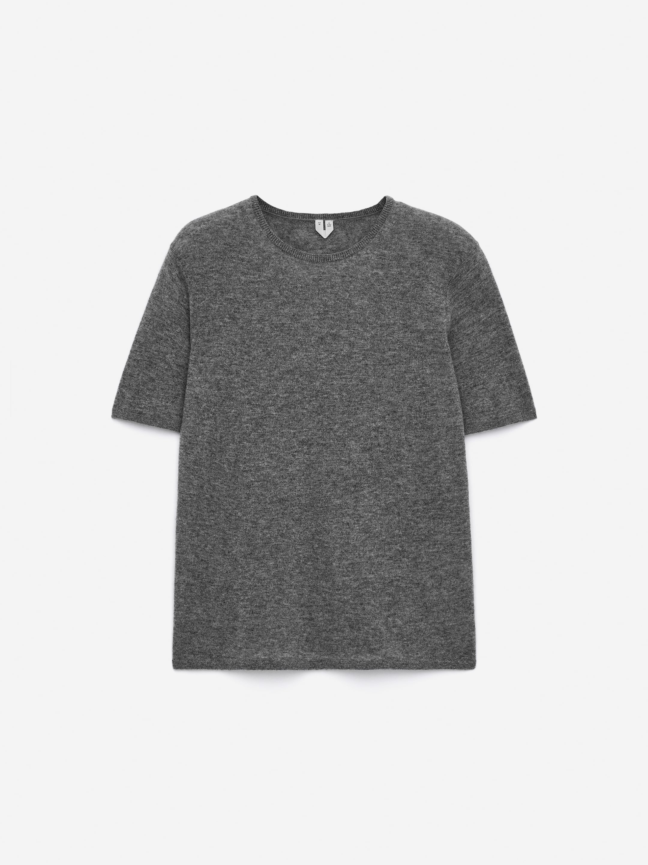 Pure Cashmere Top-#848384-16080