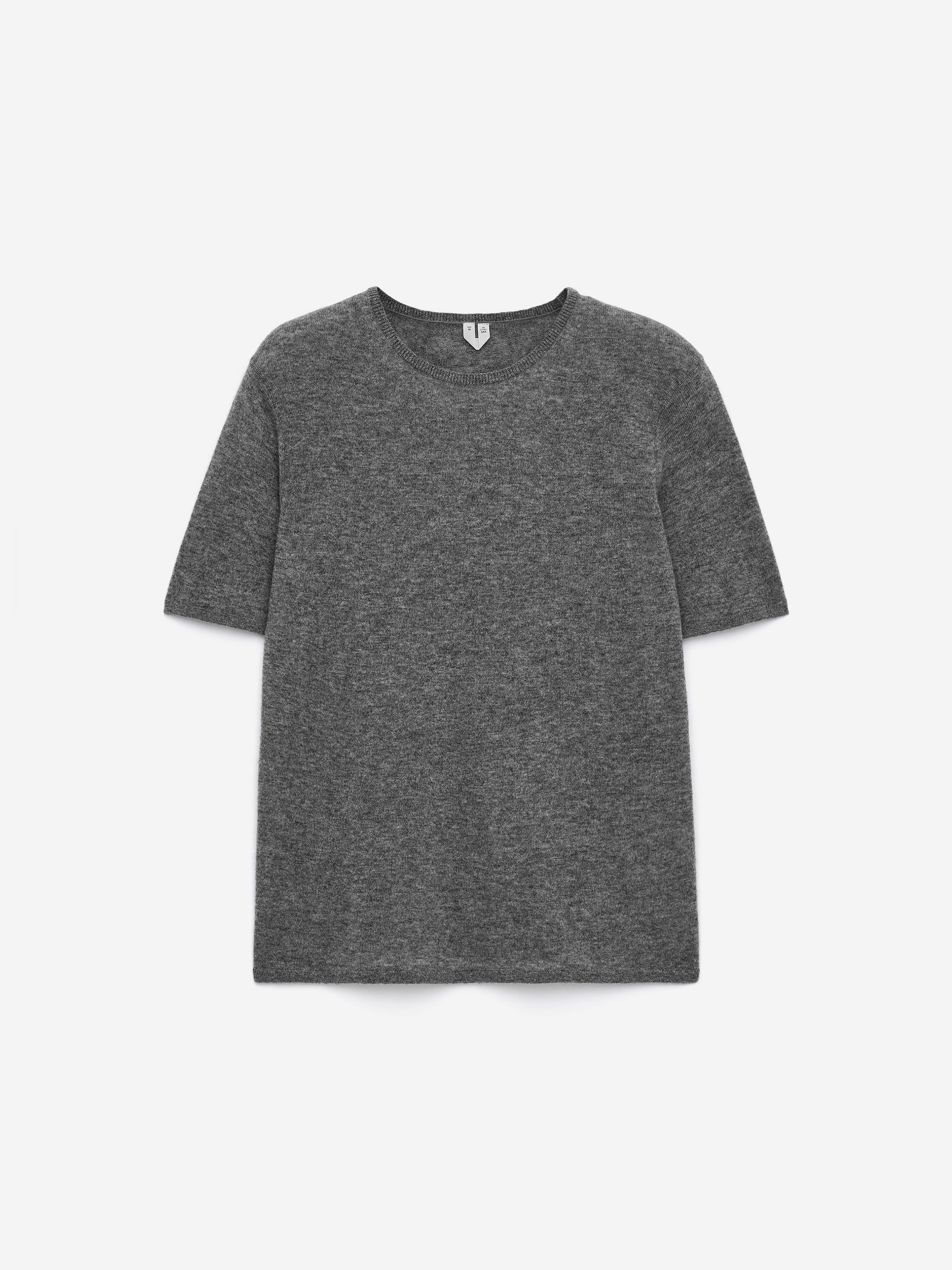 Pure Cashmere Top-#848384-16080