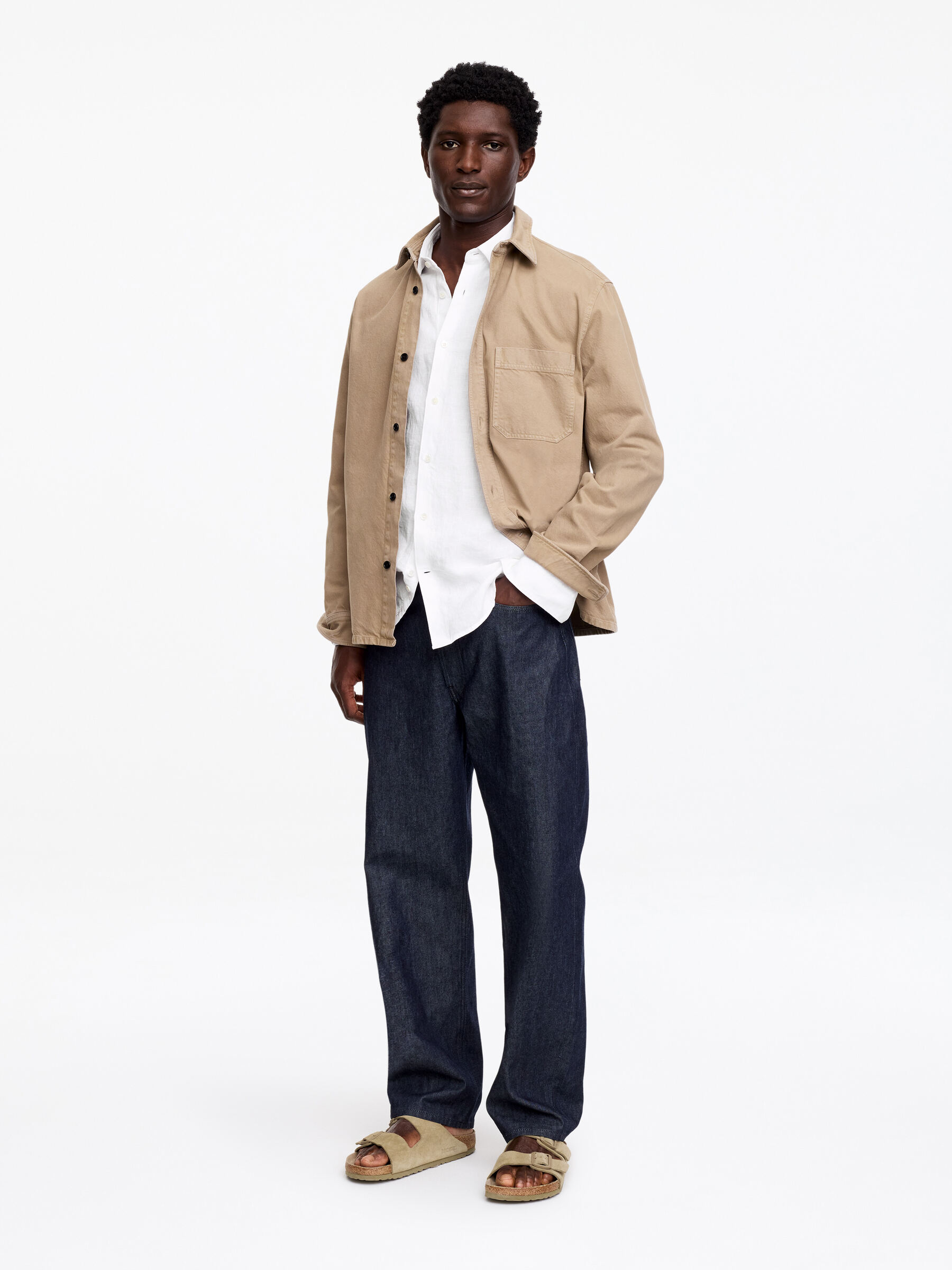 Linneskjorta - Vit - Regular fit - Men - StillMedia/Lookbook - 4