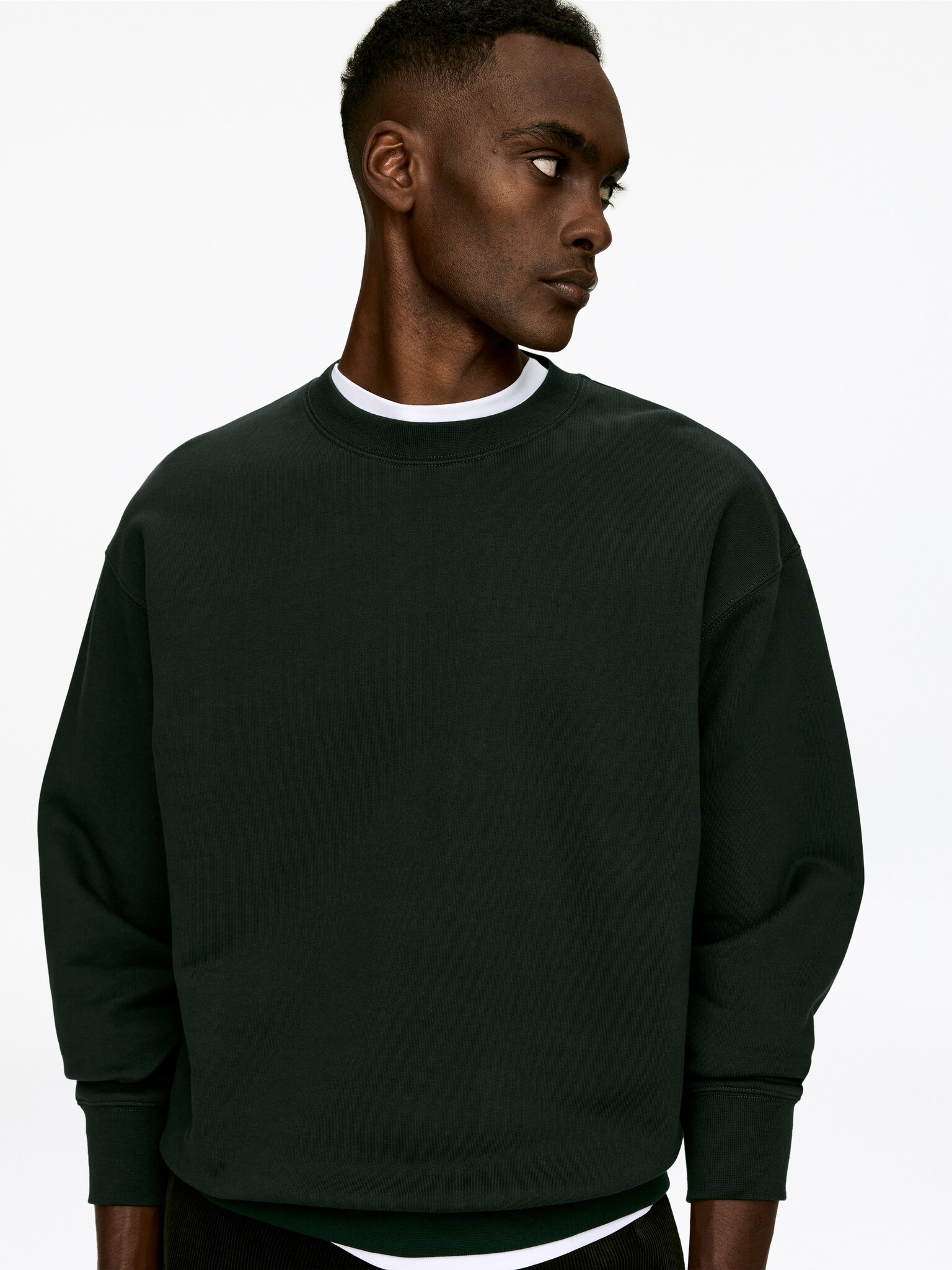 Sweat décontracté - Vert foncé/Gris foncé/Bleu - 5