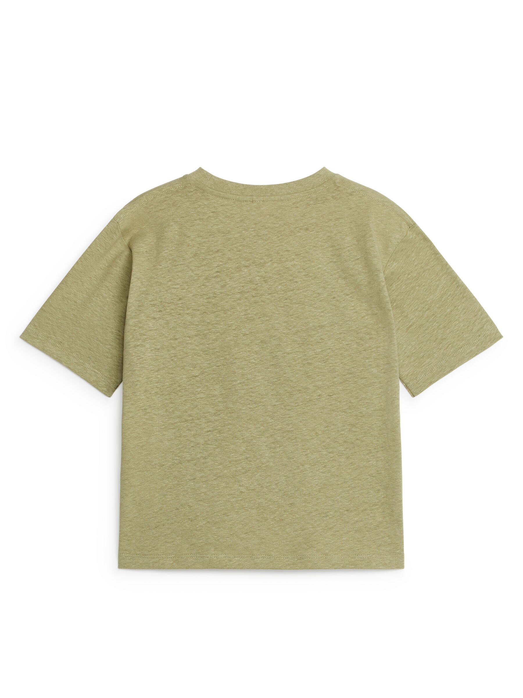 Legeres T-Shirt aus Leinenmix - Khaki - Loose Fit - Kinder - StillMedia/DescriptiveStillLife - 2