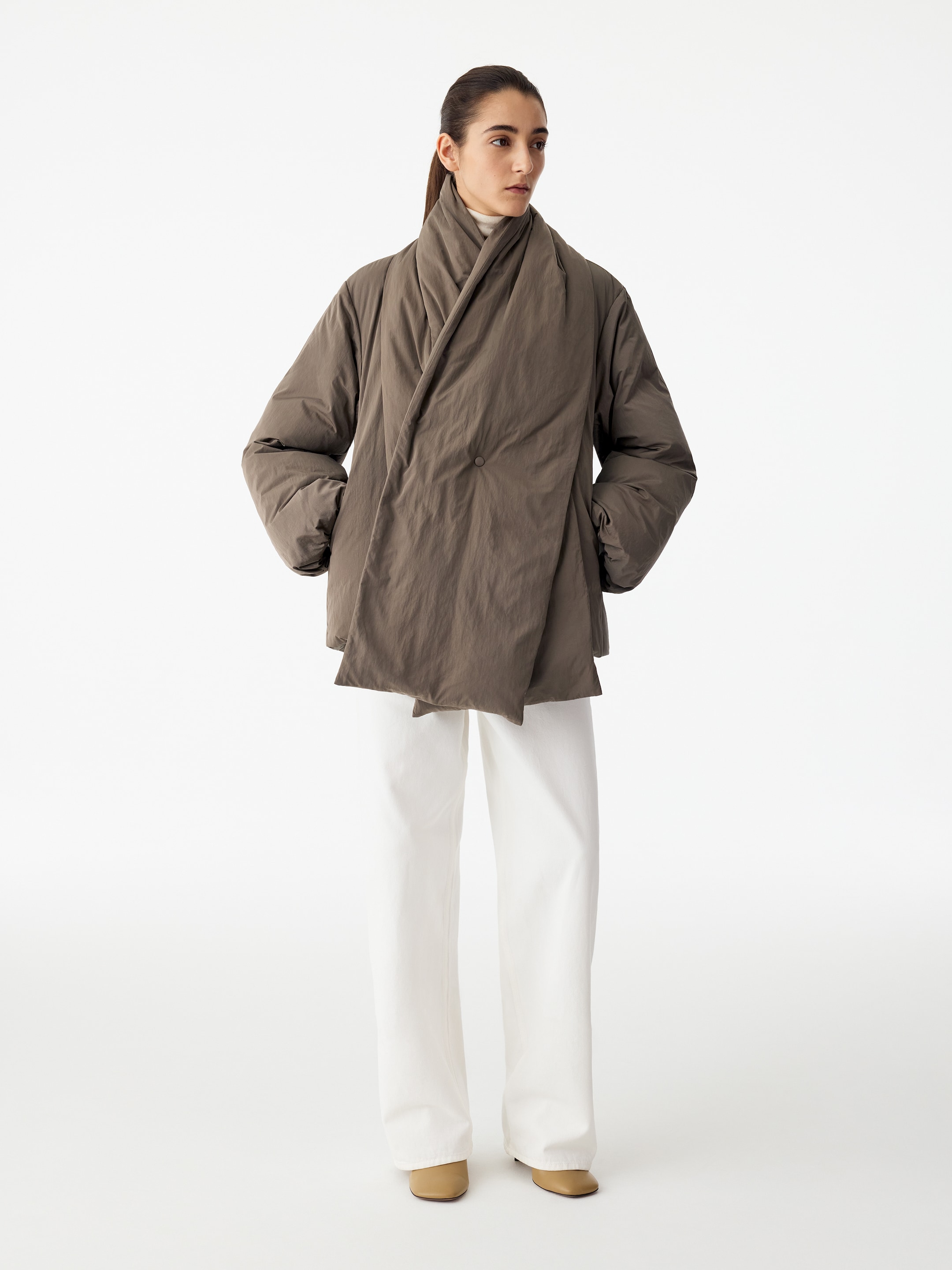 Upcycled Down™ Jacke - Graubraun - Regular Fit - women - StillMedia/Lookbook - 10