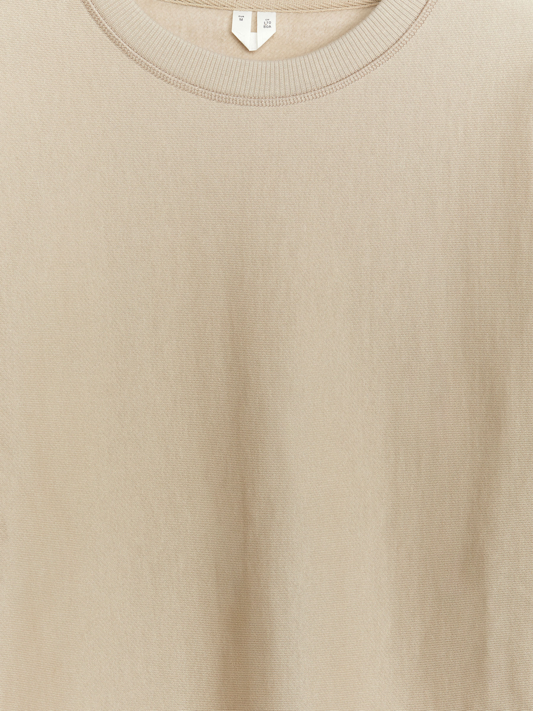Lockeres Sweatshirt in schwerer Qualität - Beige - Oversize - Herren - StillMedia/DescriptiveDetail - 1