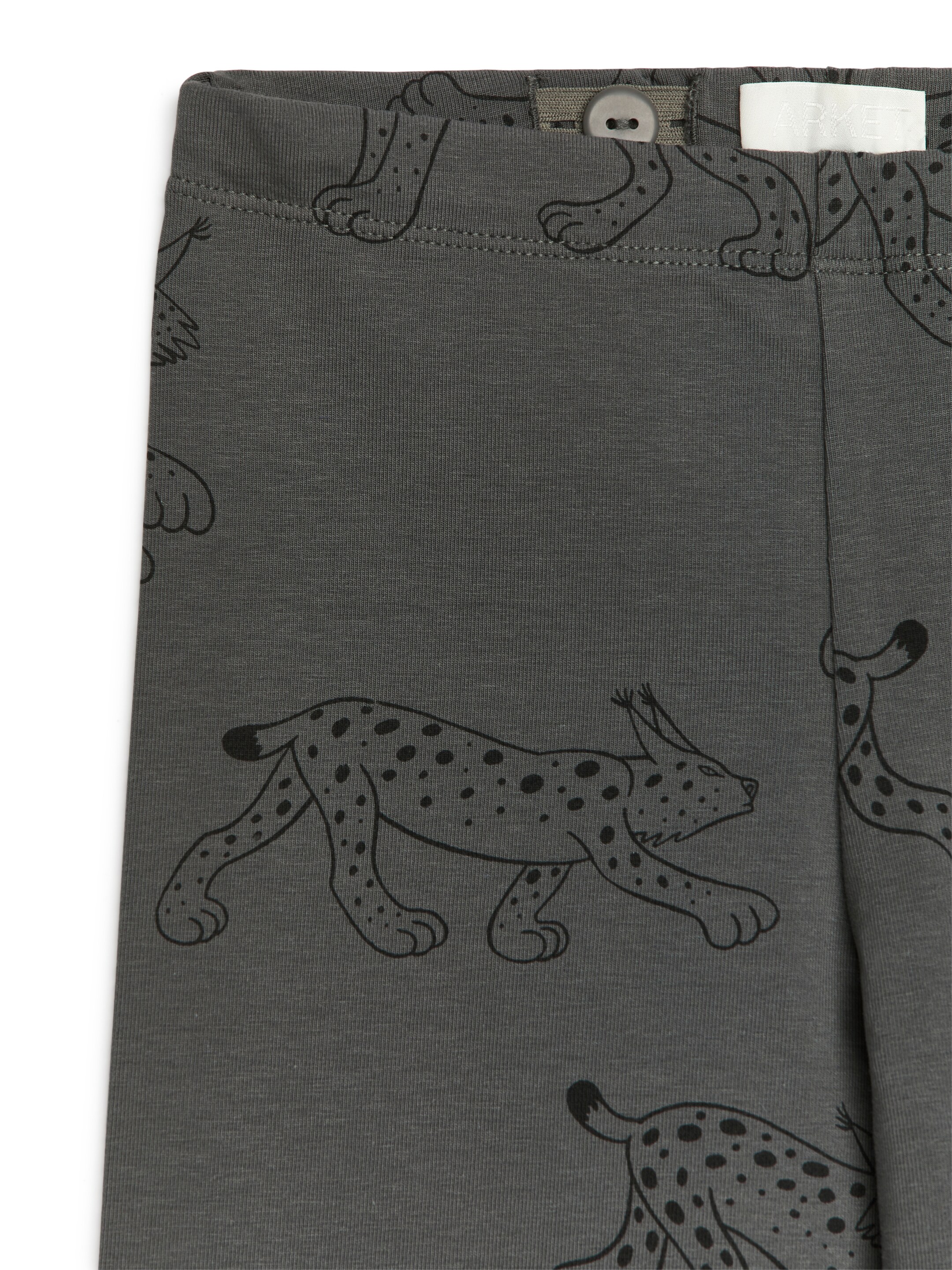 Zobacz większy obraz: Dżersejowe legginsy - Szary/Ryś - Dziecko | H&M PL 3