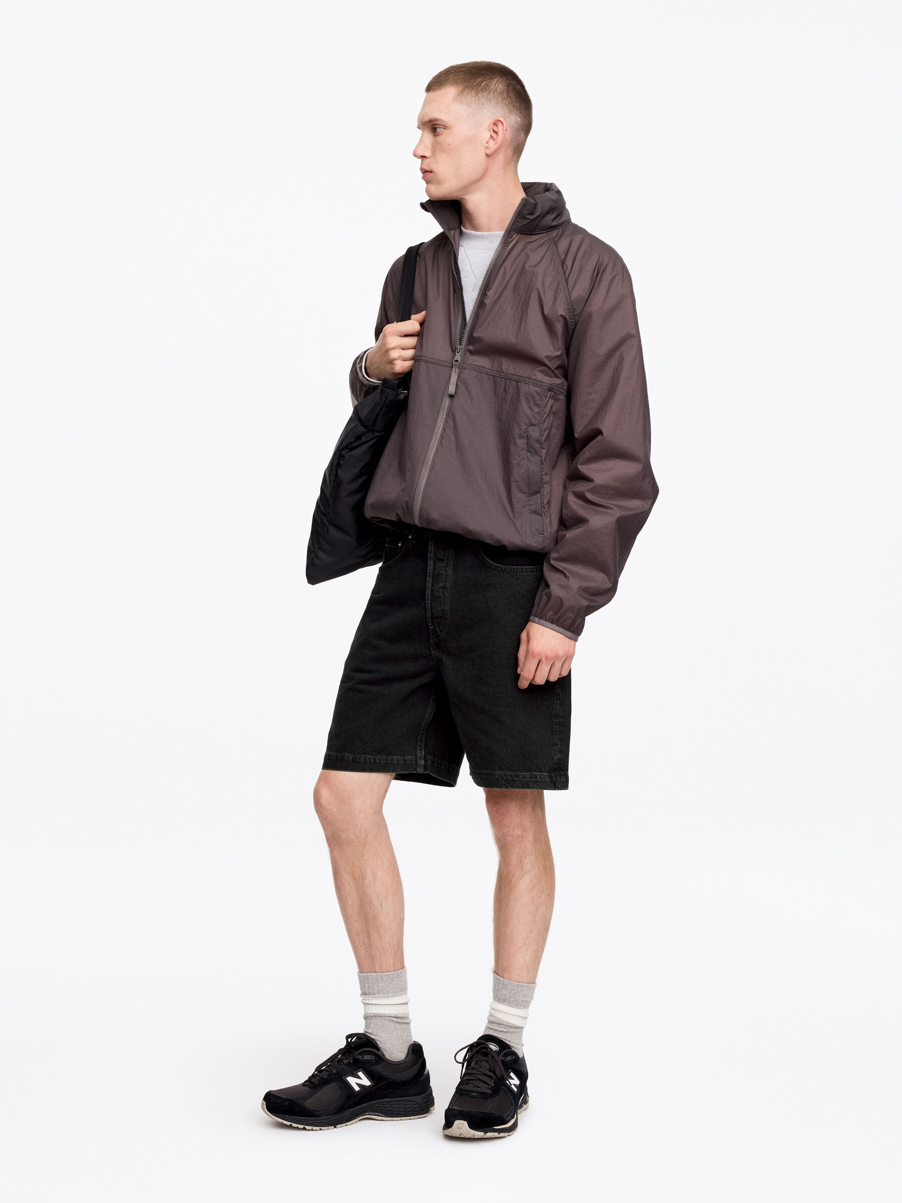 Pantalones cortos denim relaxed fit - Negro - Corte relajado - Men - StillMedia/Lookbook - 5