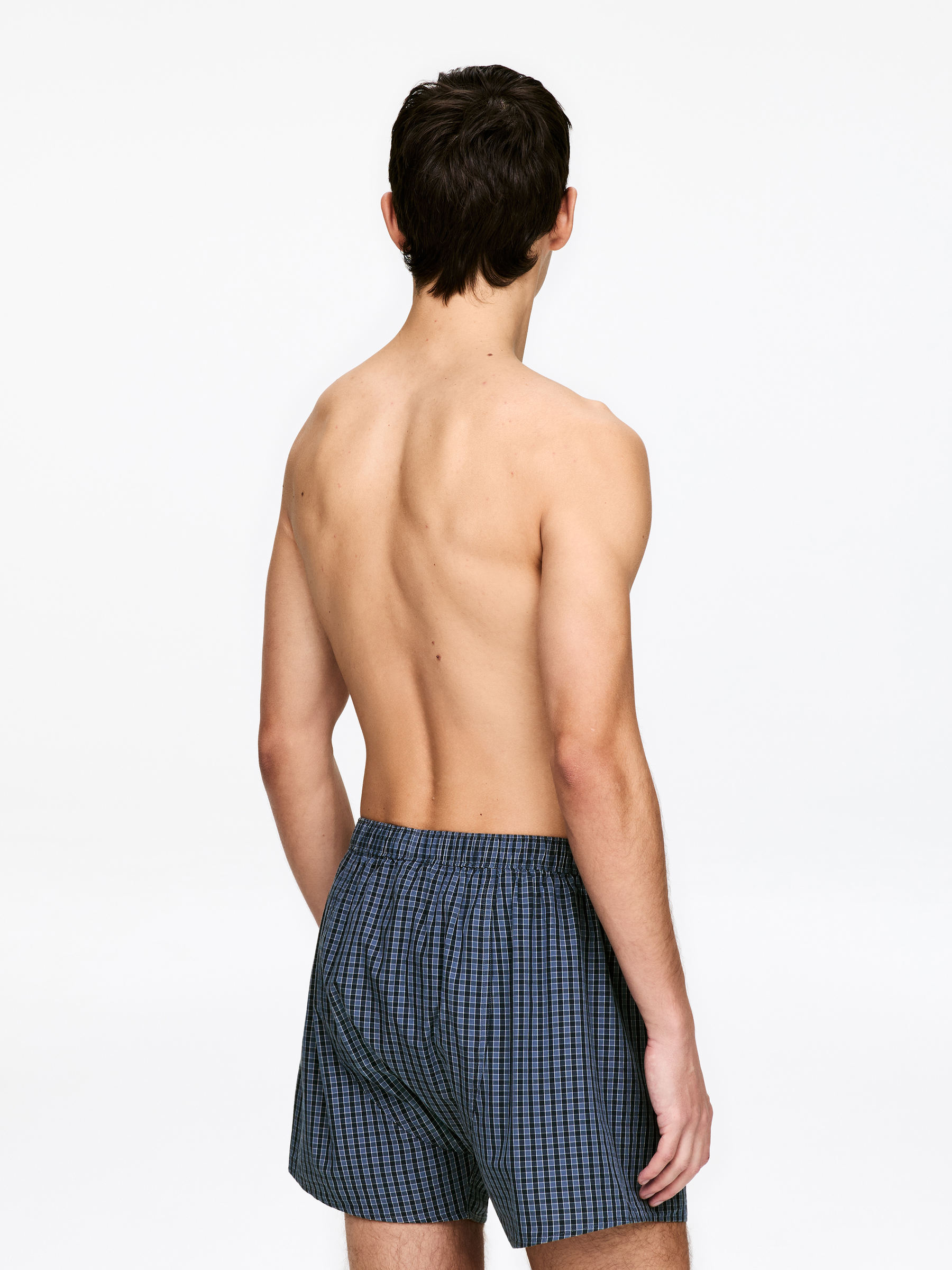 Woven Boxers, Set of 2 - Blue - Regular fit - Men - StillMedia/Lookbook - 6