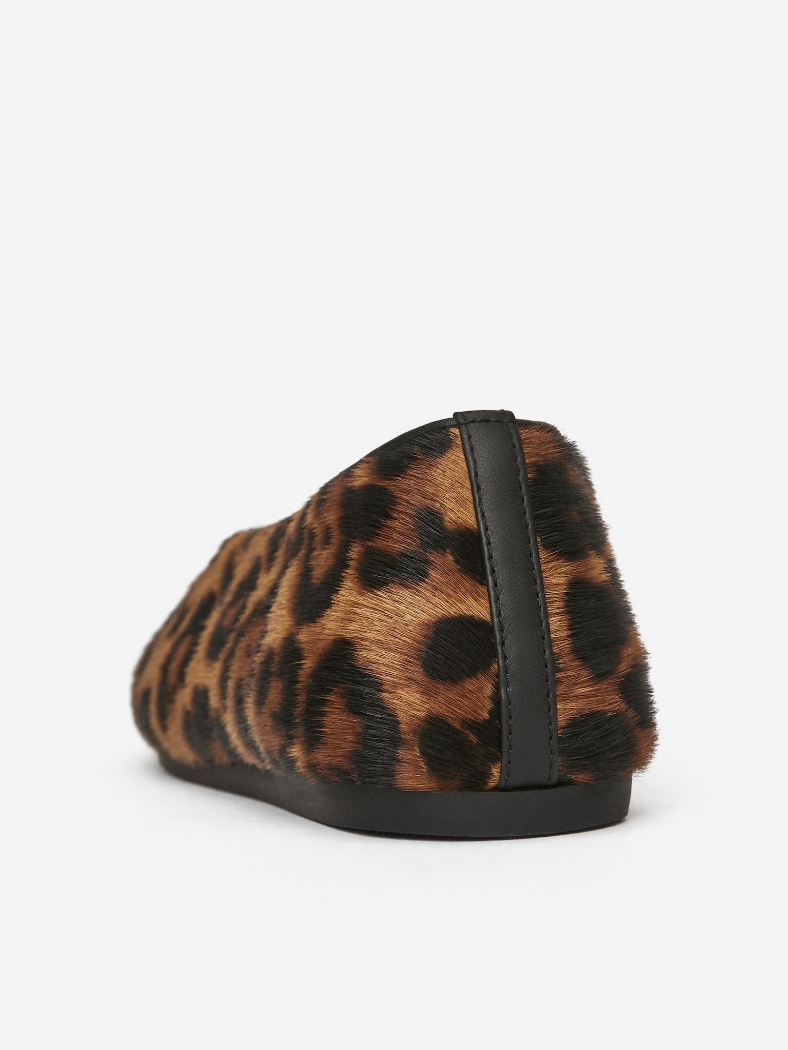 Leather Ballerinas - Black - 5