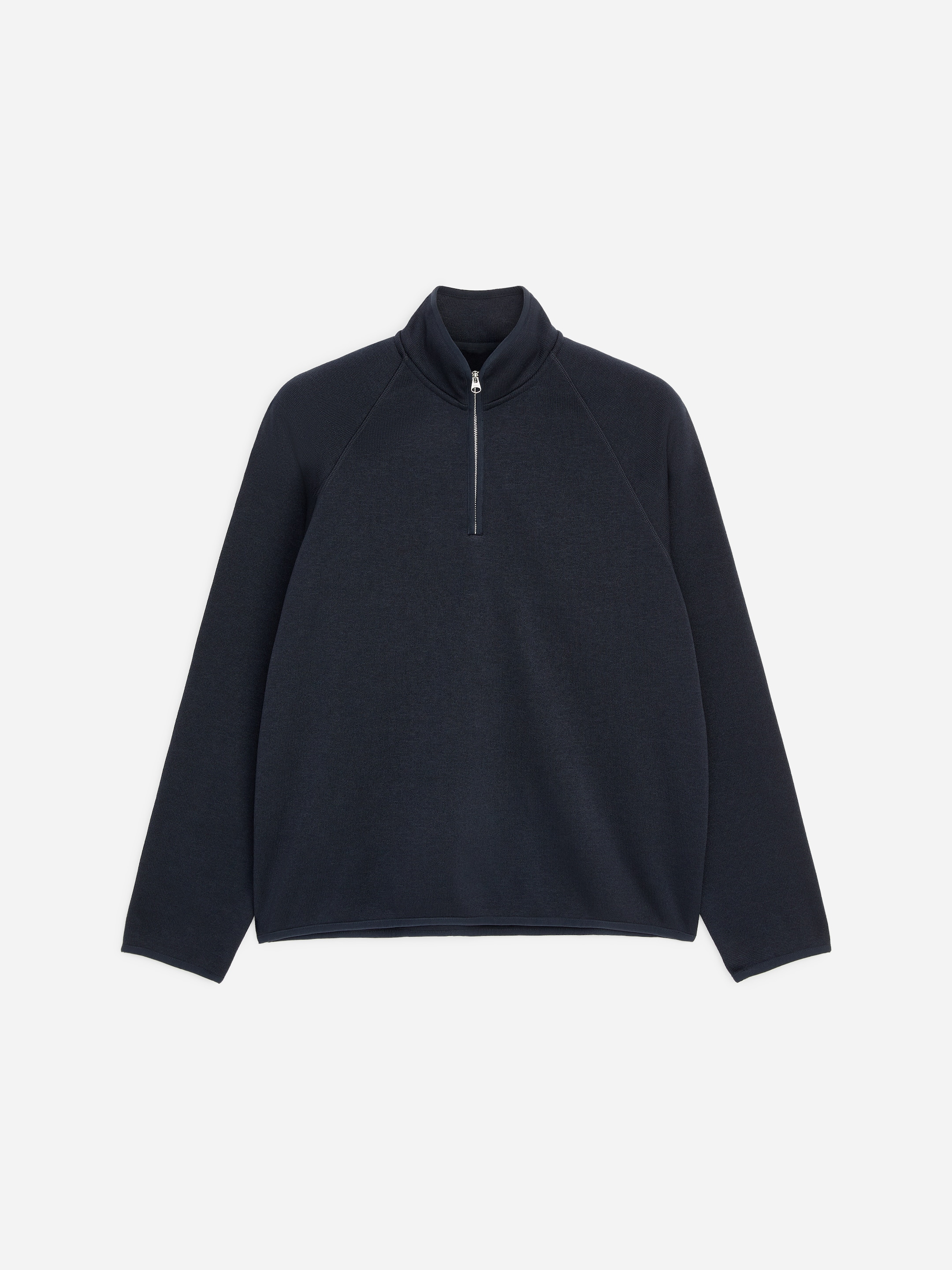 ARKET ACTIVE Half-Zip Jumper - Dark Navy - Regular fit - men - StillMedia/DescriptiveStillLife - 1