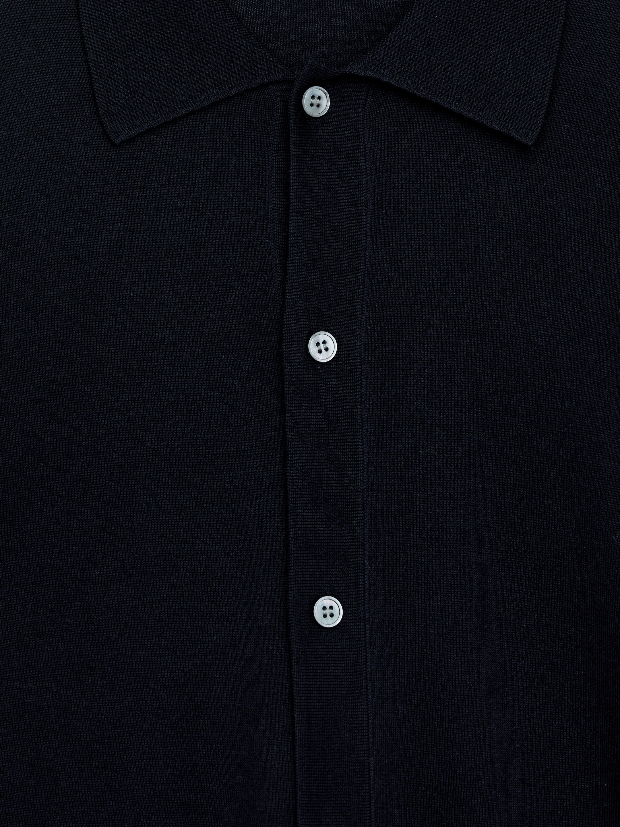 Grösseres Bild ansehen: Strickjacke aus Wolle mit Kragen - Dunkelblau - HERREN | H&M CH 2