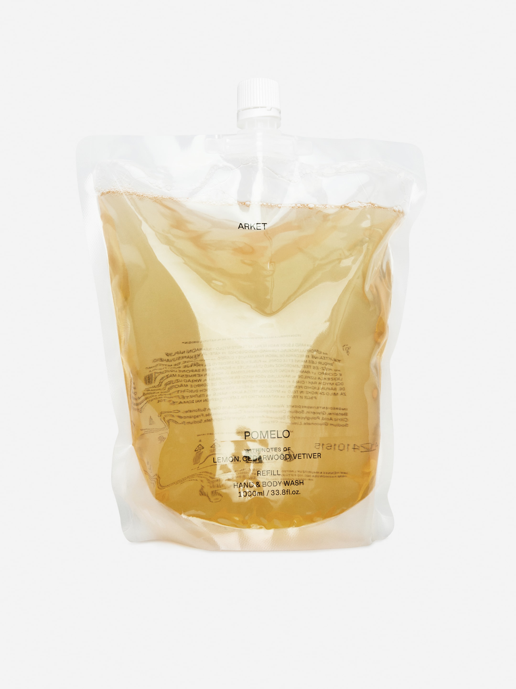 Grösseres Bild ansehen: Nachfüllbeutel: Hand- und Körperwaschgel, 1000 ml - Pomelo - Beauty all | H&M CH 1