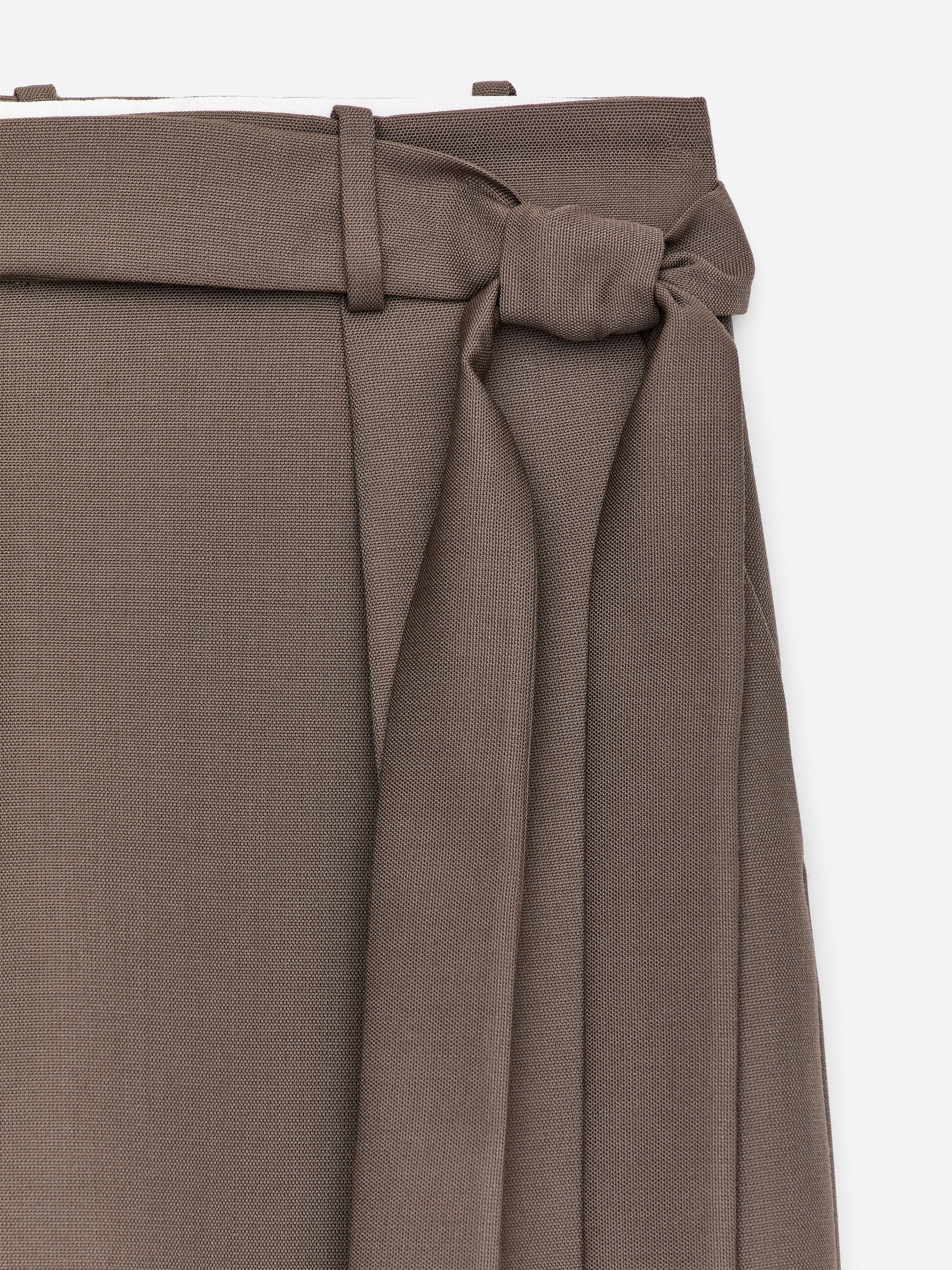 Elegante Hose aus Wollmischung - Dunkles Graubraun - Relaxed Fit - Damen - StillMedia/DescriptiveDetail - 5