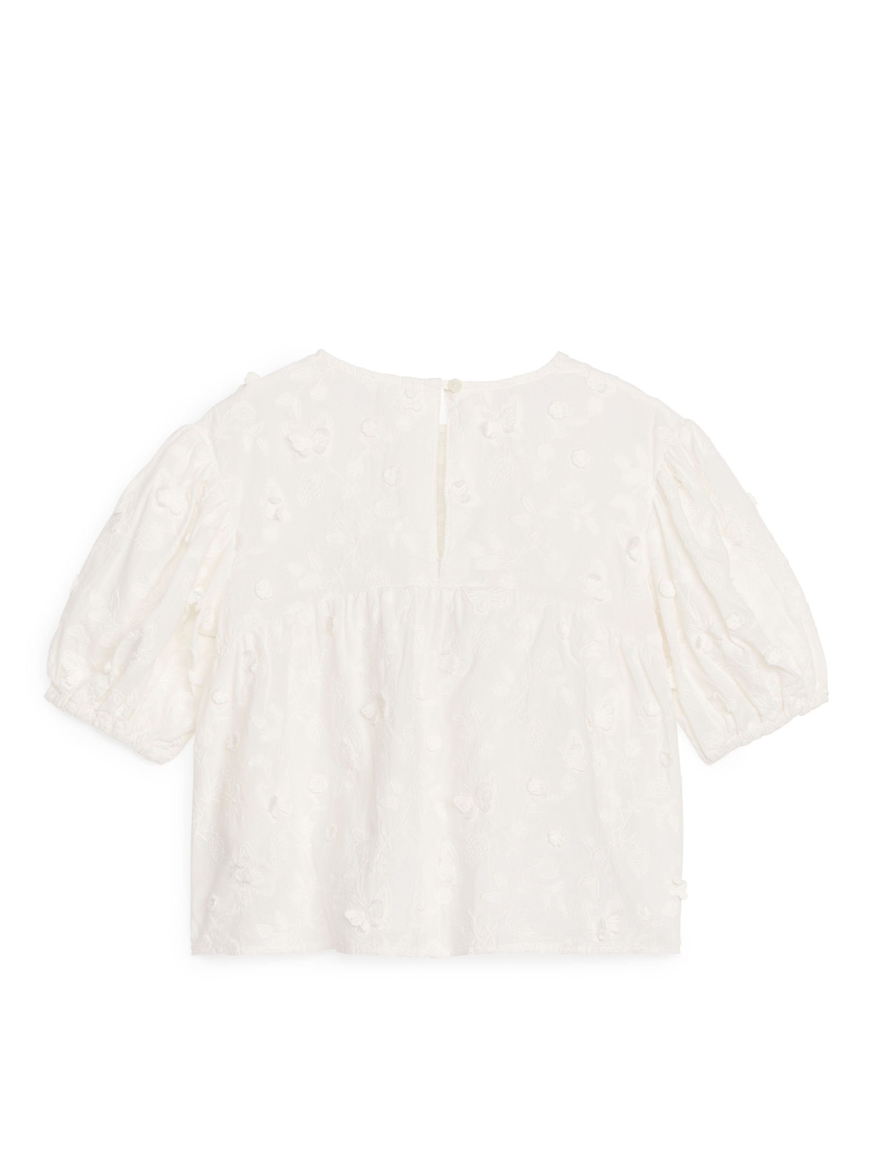 【Acka.】puffy gather blouse white Acka. puffy gather blouse white - メルカリ