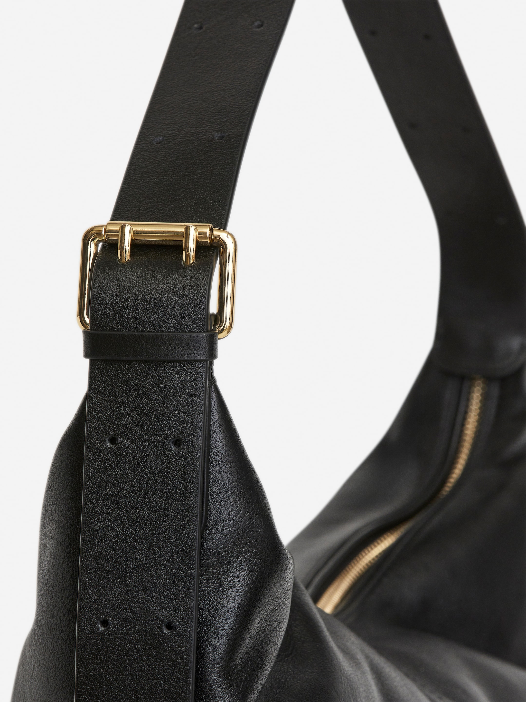 Large Leather Bucket Bag - Black - Women - StillMedia/DescriptiveDetail - 2
