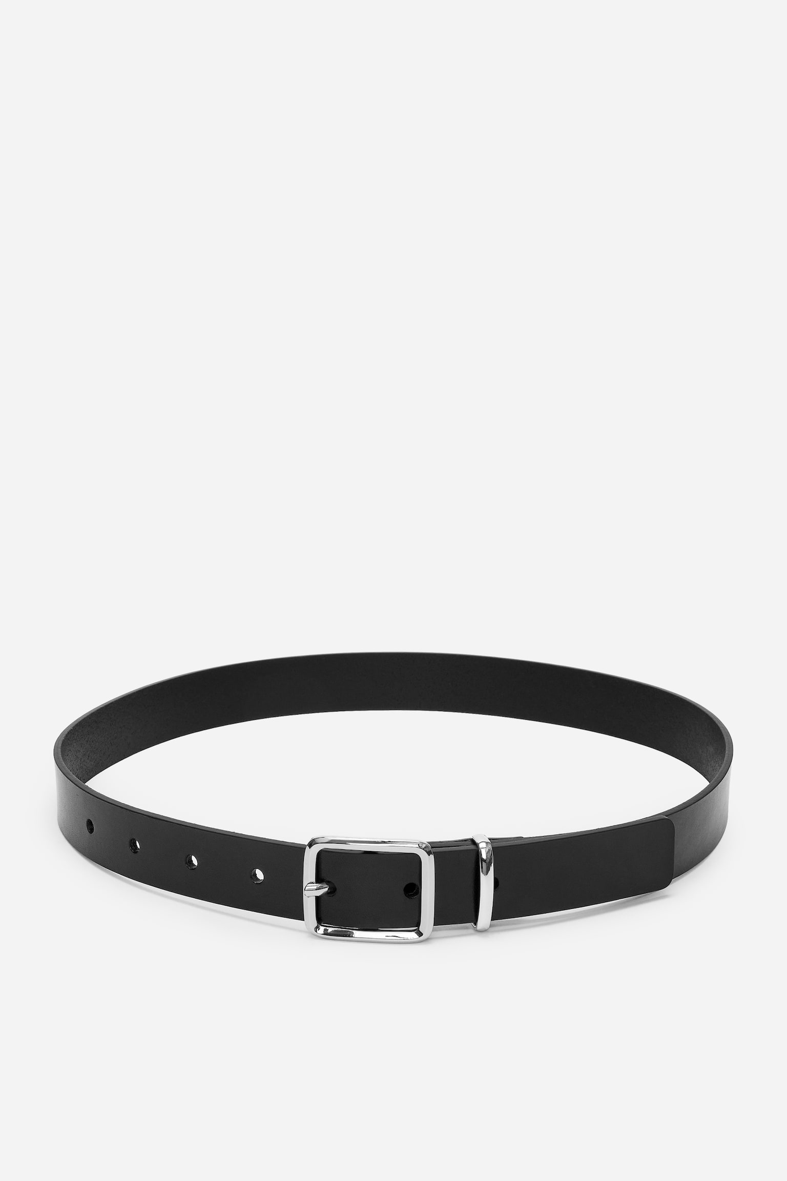 Ledergürtel - Schwarz/Schwarz - 2