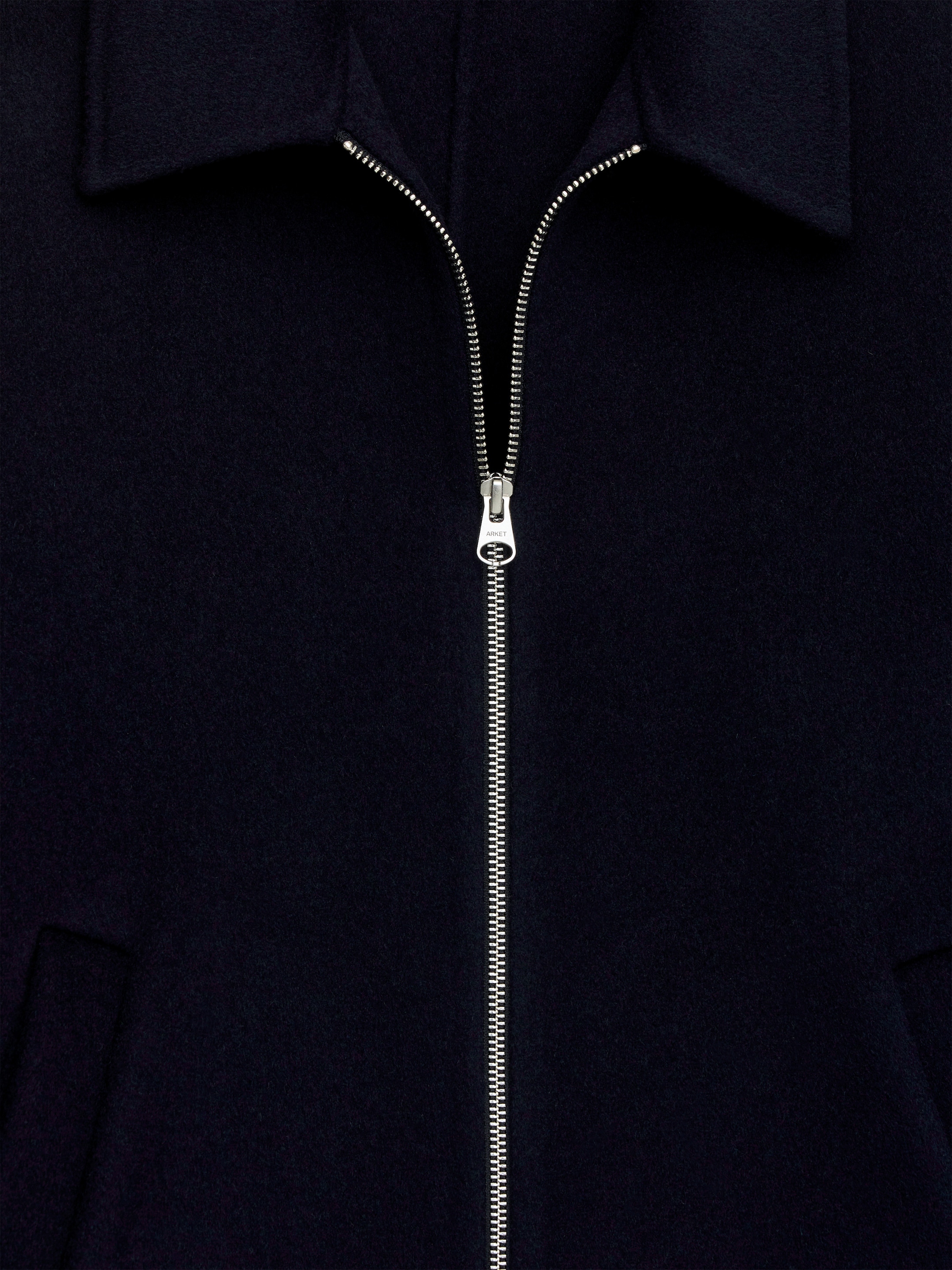 Jacka i dubbelvävd ull - Mörkblå - Regular fit - Men - StillMedia/DescriptiveDetail - 1