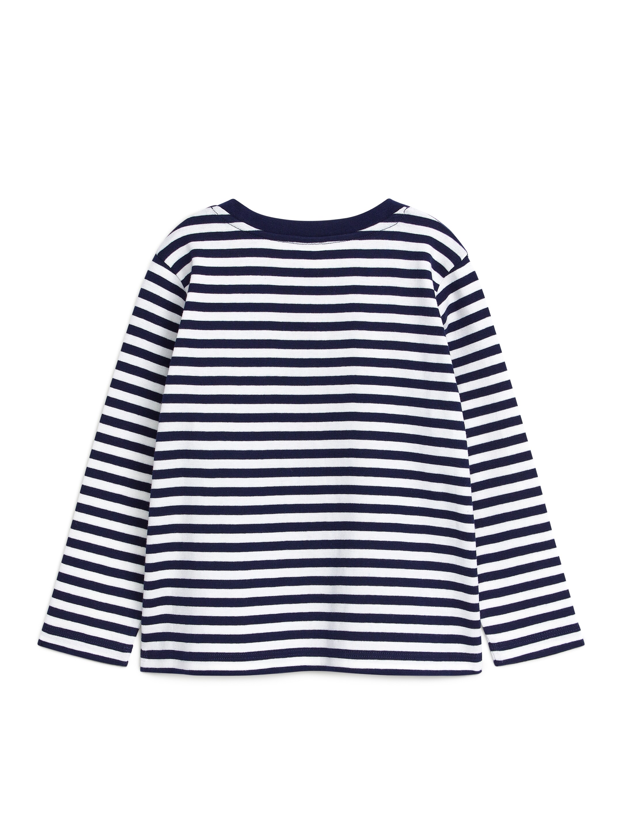 Langarm-T-Shirt - Dunkelblau/Weiß - Regular Fit - Kinder - StillMedia/DescriptiveStillLife - 3
