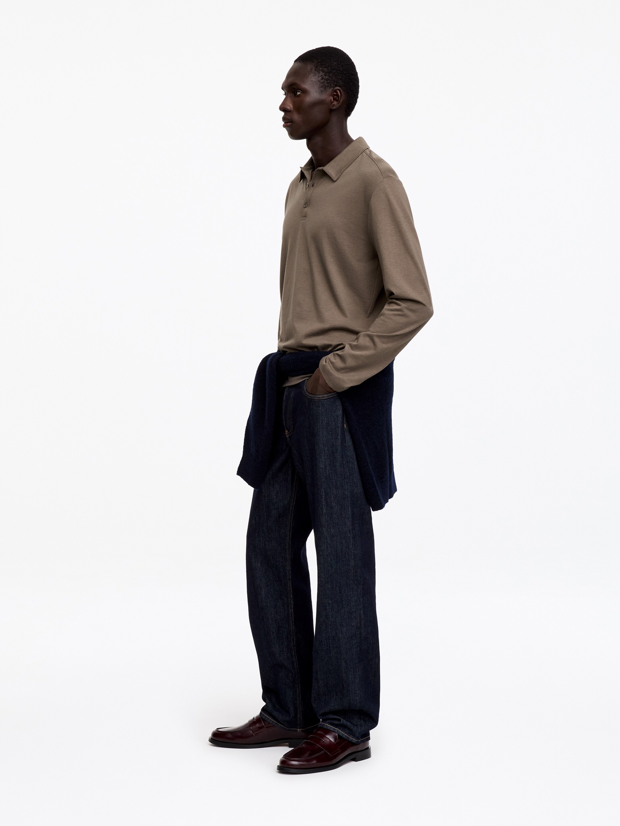 Leichtes Poloshirt - Braun - Regular Fit - men - StillMedia/Lookbook - 4