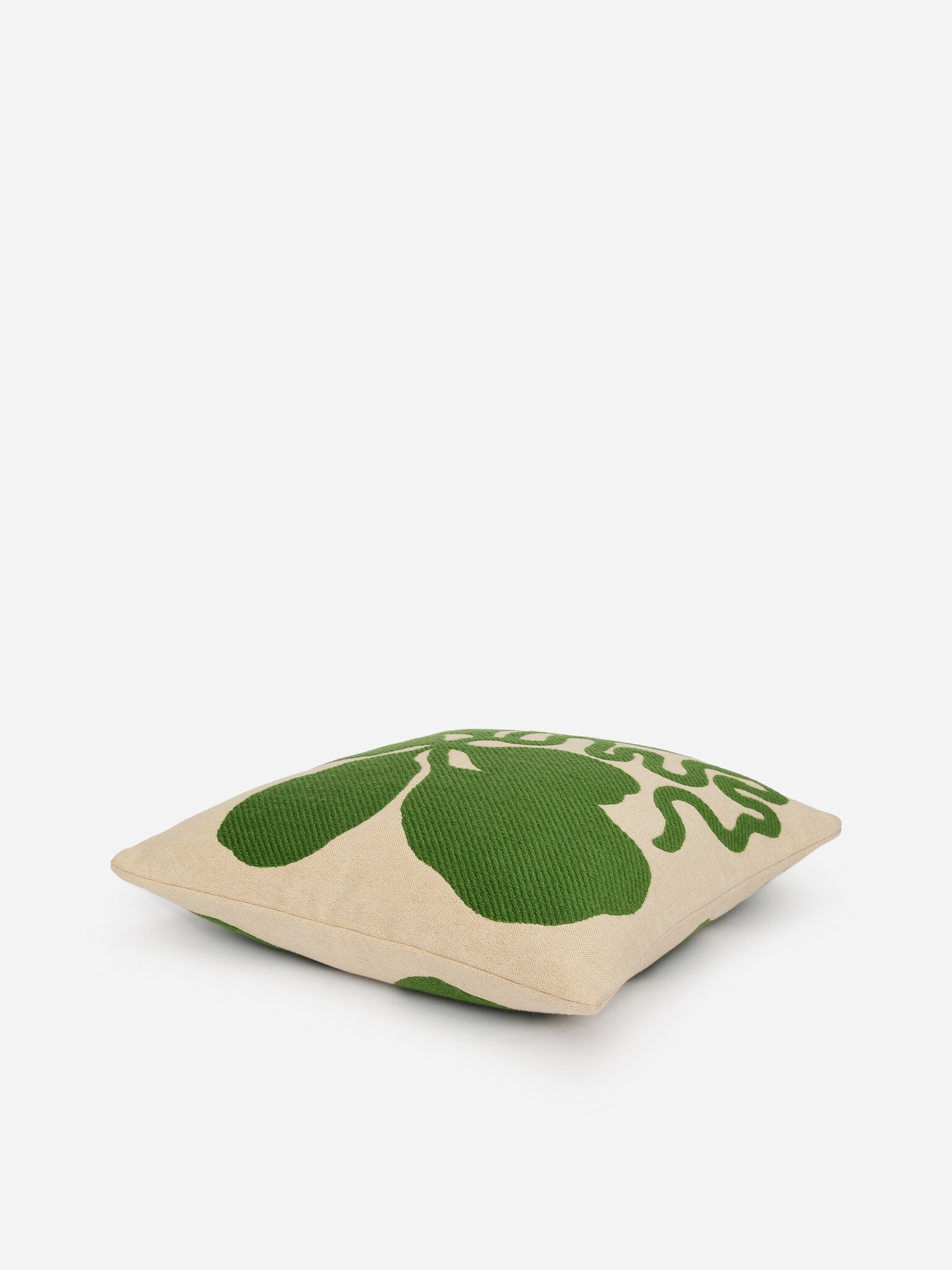 Калъфка за възглавница от памук и вълна 50 x 50 см - Бяло/Зелено/Синьо/Бежово