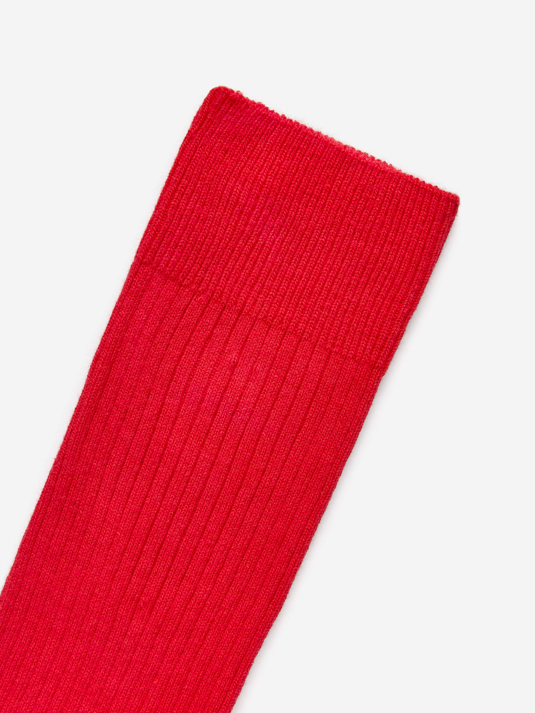 Supima Cotton Rib Socks - Red - Regular fit - Men - StillMedia/DescriptiveDetail - 3