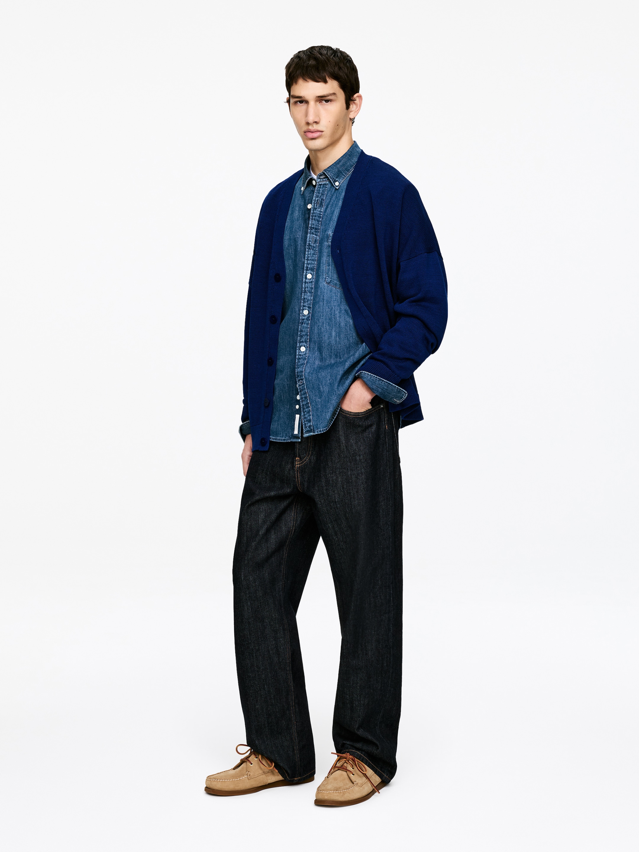 Regular Denim Shirt - Washed Blue - Regular fit - Men - StillMedia/Lookbook - 31