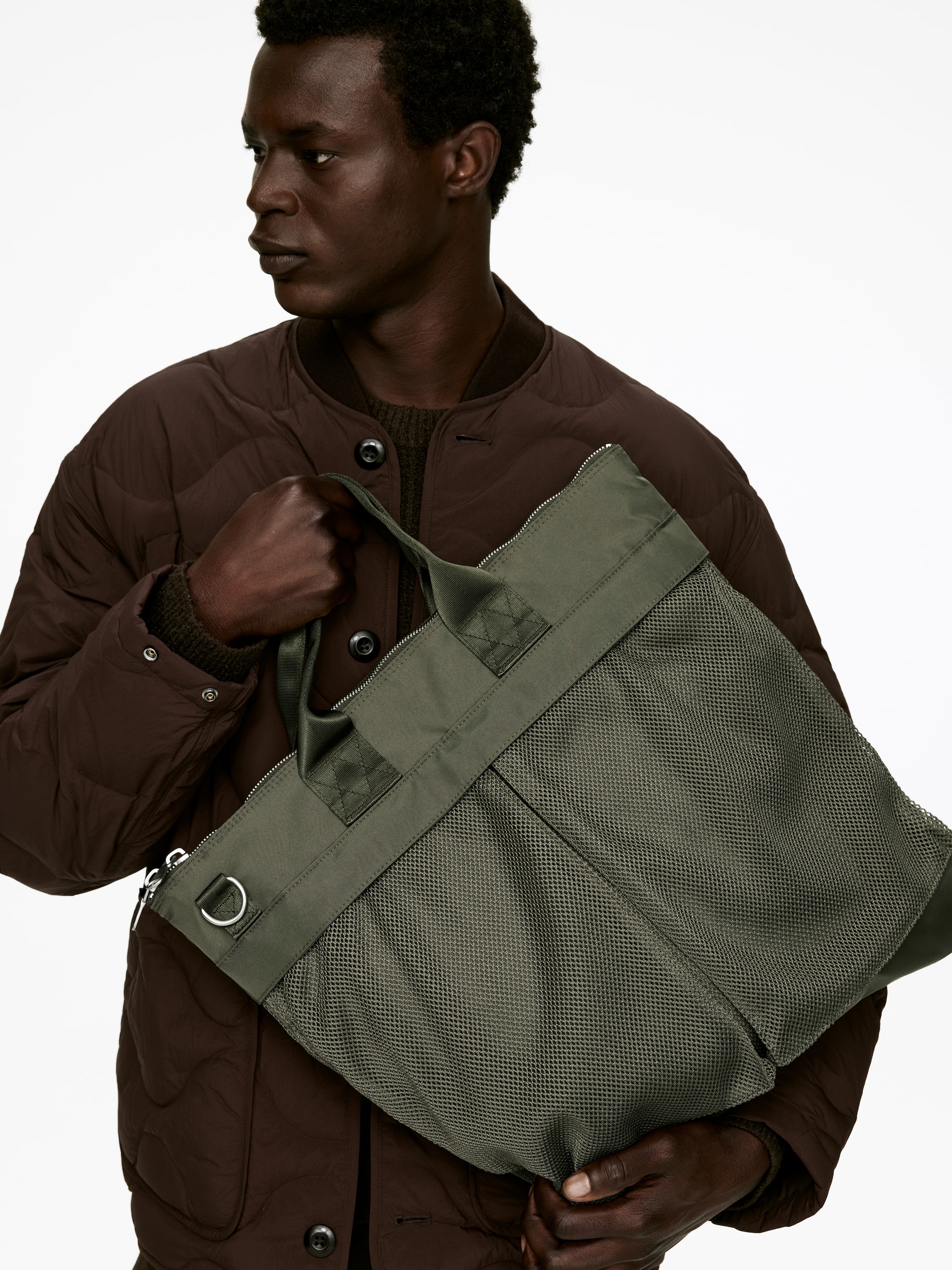Grösseres Bild ansehen: Tragetasche - Khaki - HERREN | H&M CH 1