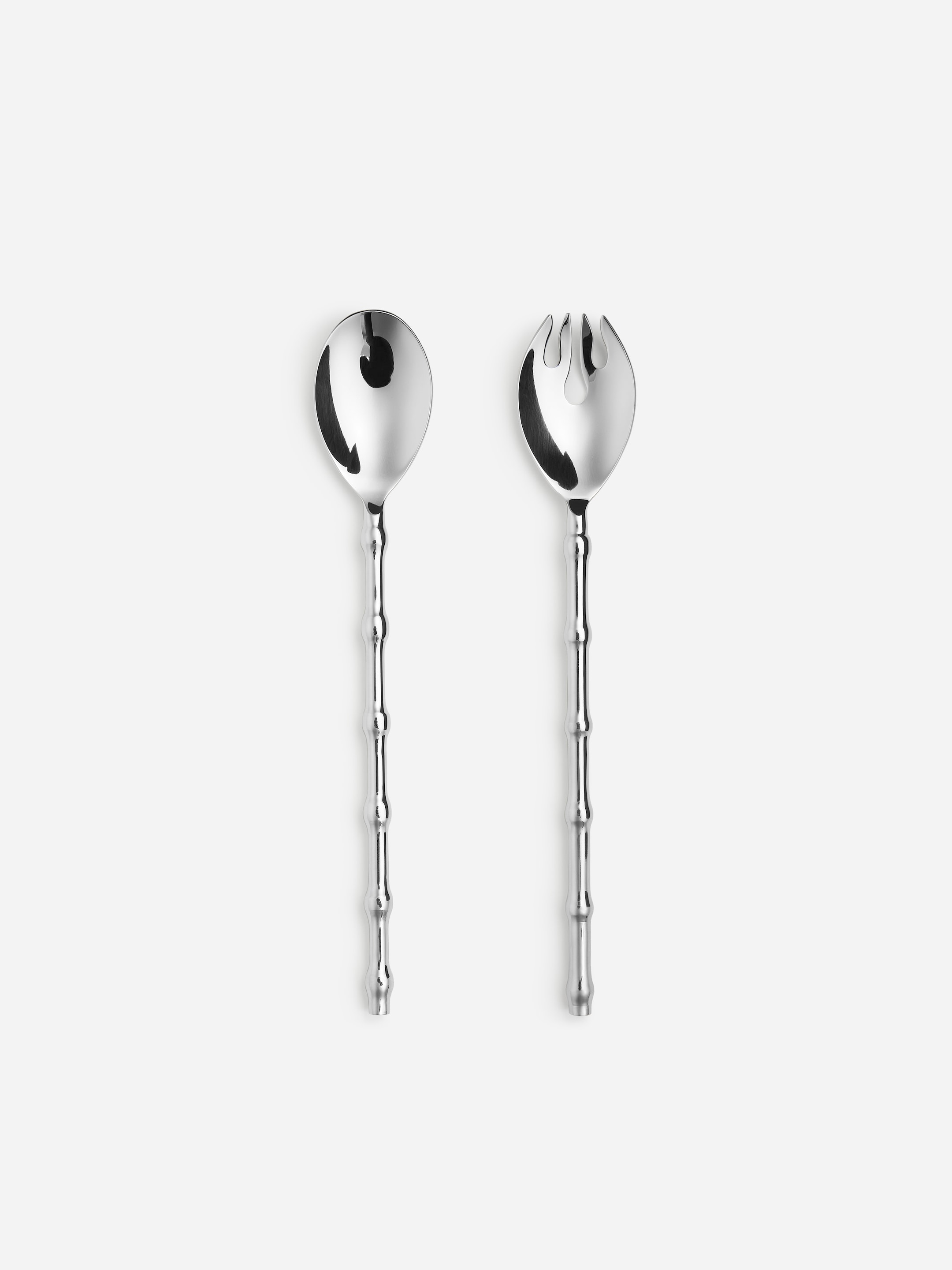 Stainless Steel Serving Set-Silver-coloured-21419