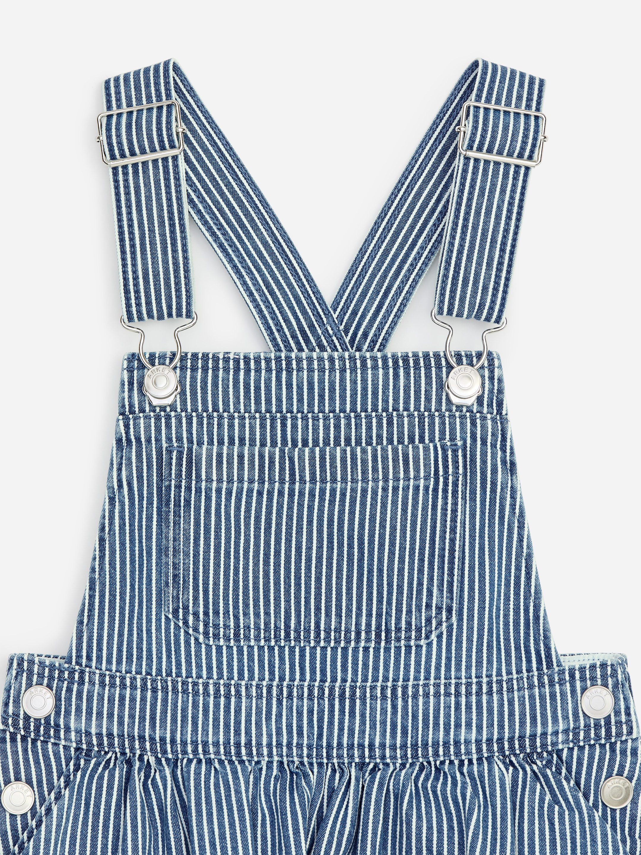 Hickory Striped Apron Dress - Blue/White - Regular fit - Children - StillMedia/DescriptiveDetail - 1