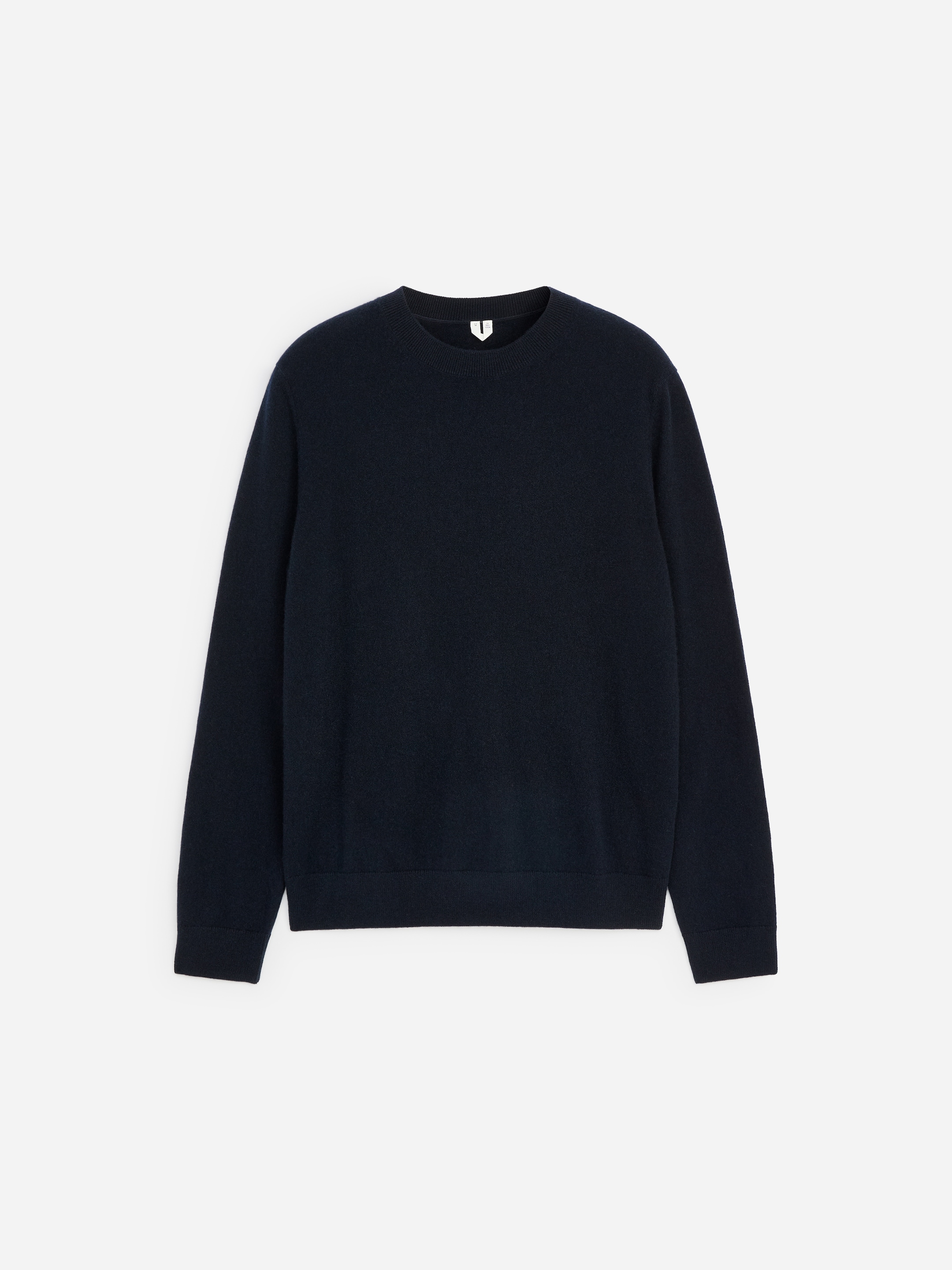 Pure Cashmere Crew-Neck Jumper - Dark Blue - Regular fit - men - StillMedia/DescriptiveStillLife - 1