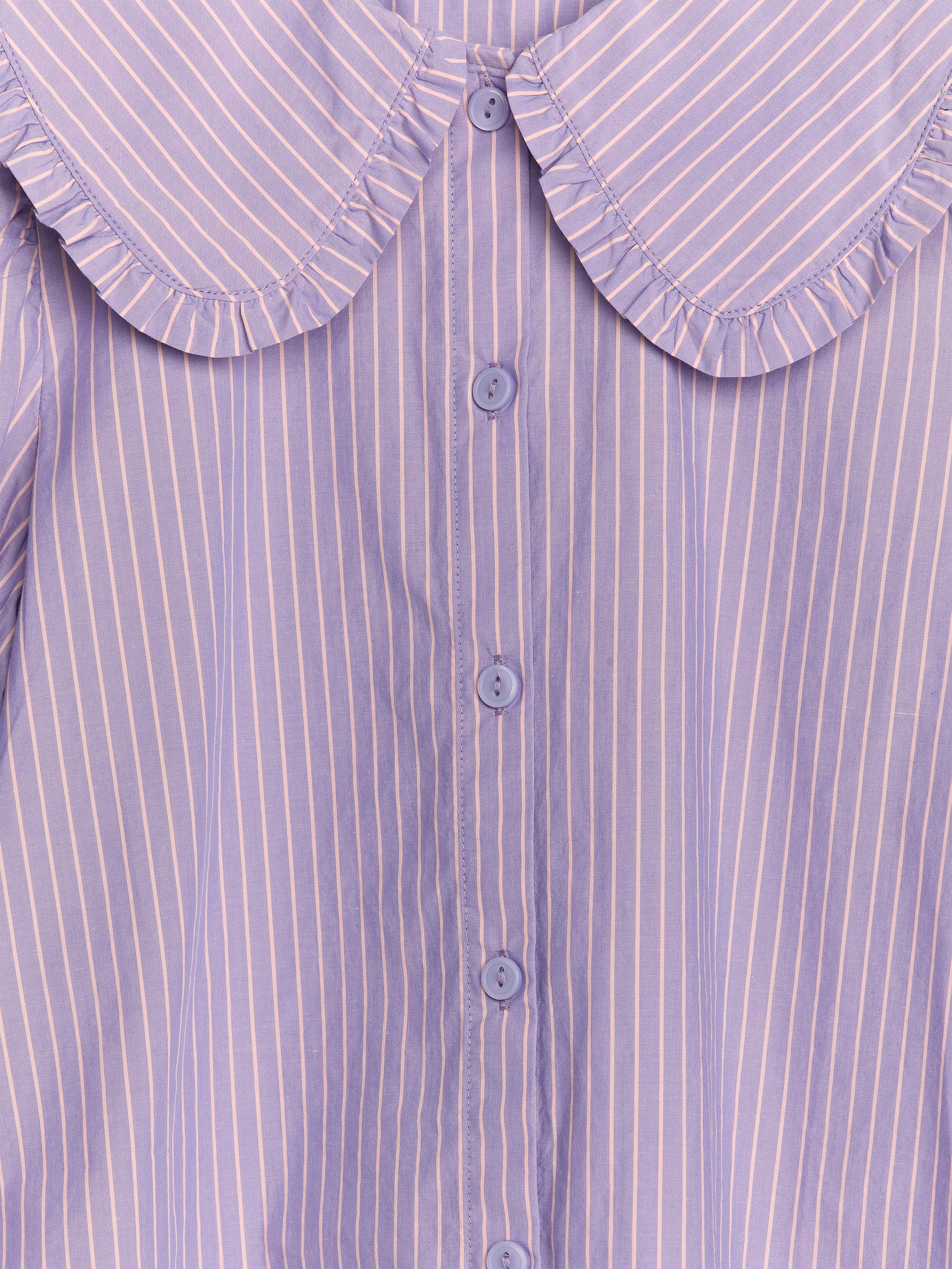 Frill-Collar Blouse - Lilac/Pink - Regular fit - Children - StillMedia/DescriptiveDetail - 1