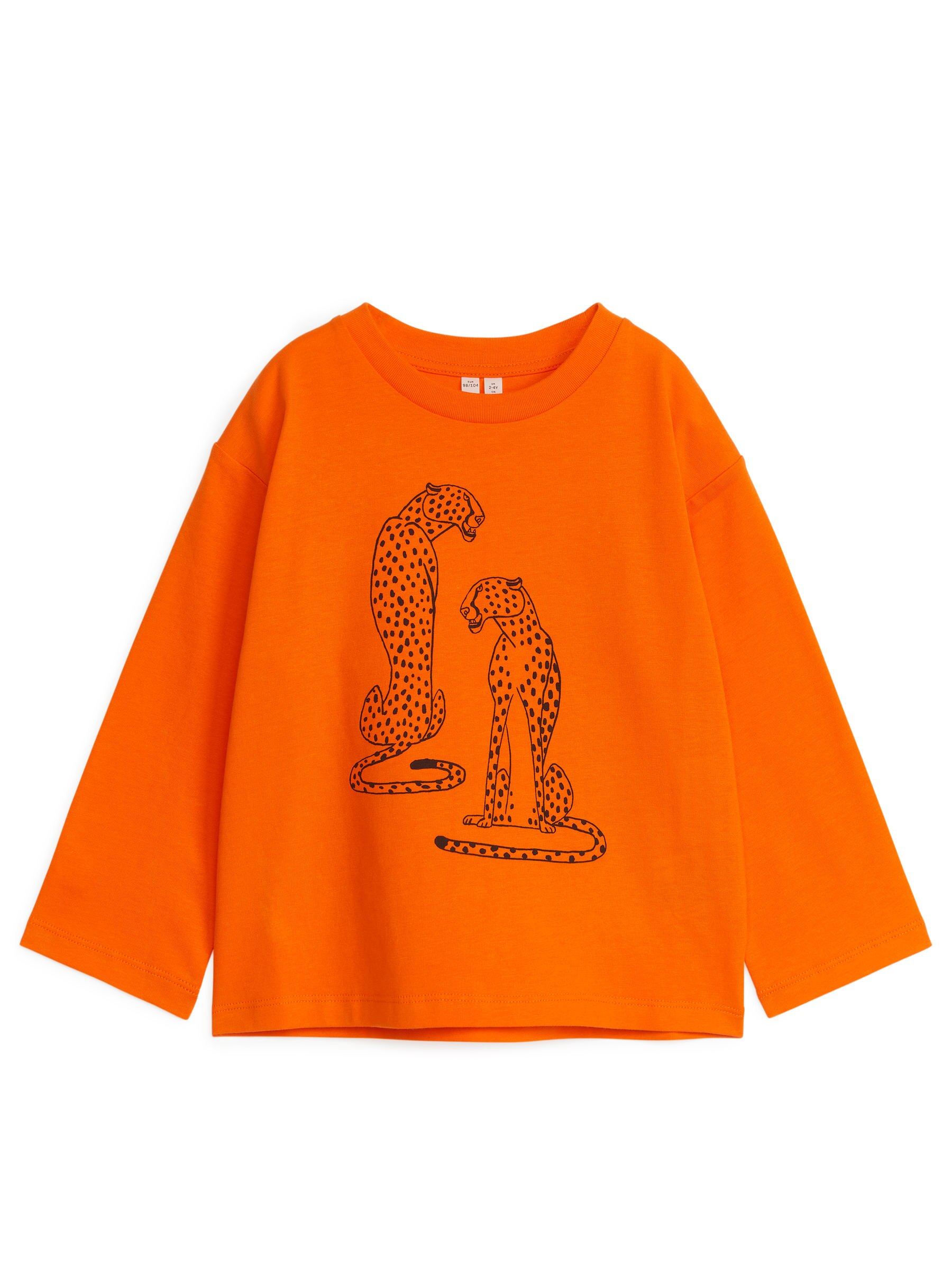 T-shirt a maniche lunghe - Arancione - Loose fit - Children - StillMedia/DescriptiveStillLife - 3