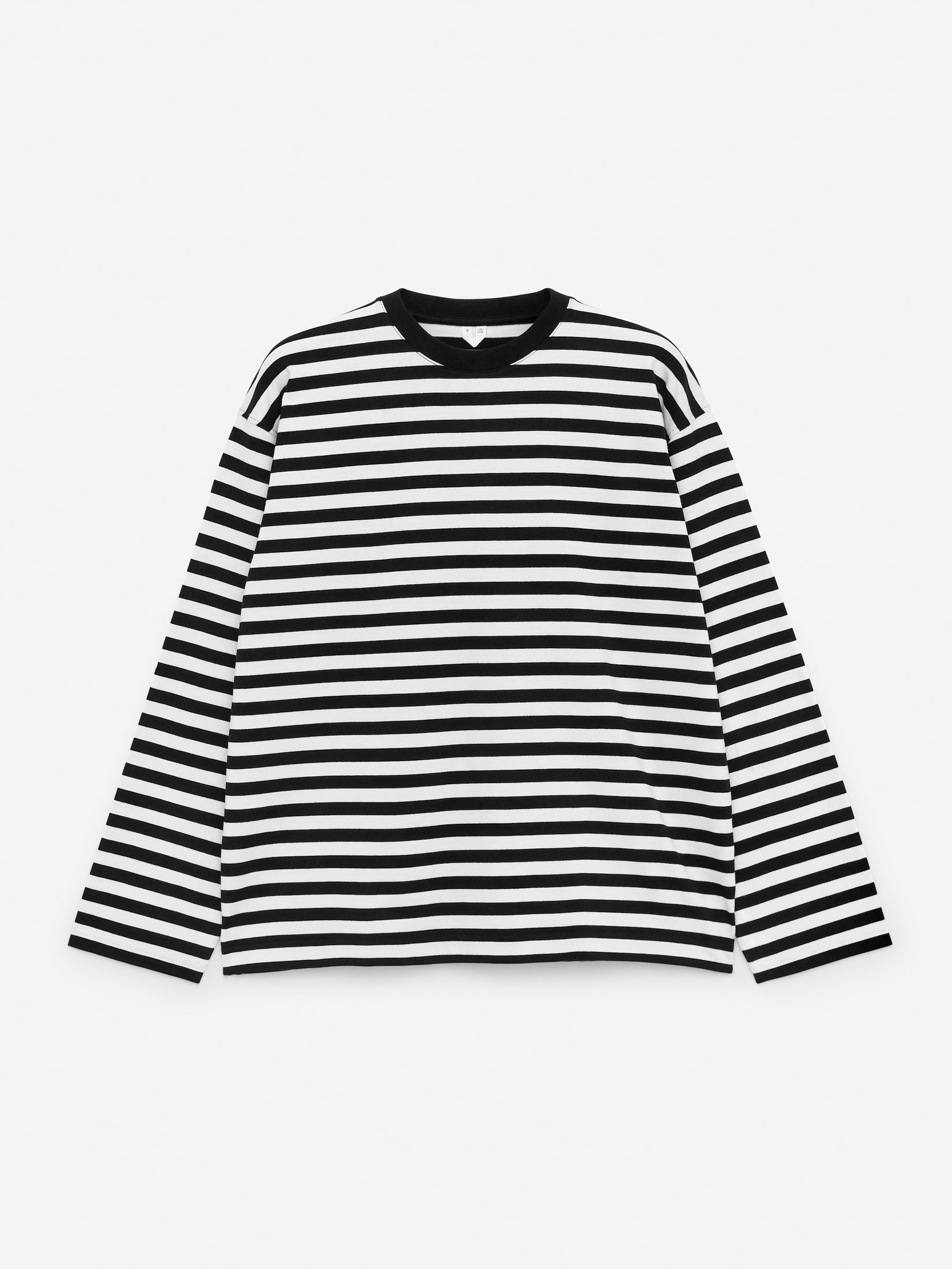Striped T-Shirt - Black/Off White - Loose fit - Men - StillMedia/DescriptiveStillLife - 7