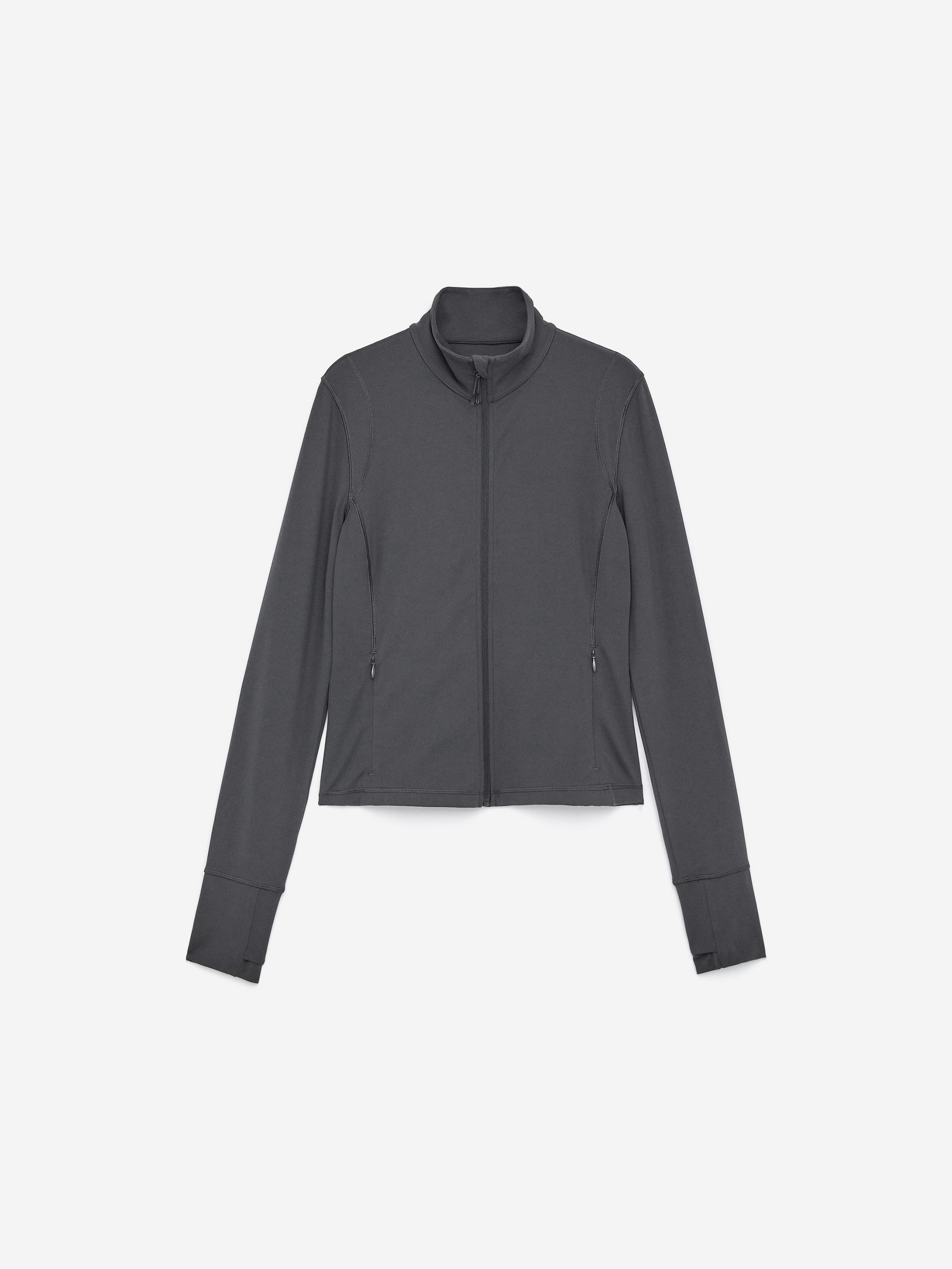 Soft Stretch Zip Jacket – Black – Women – ARKET GB