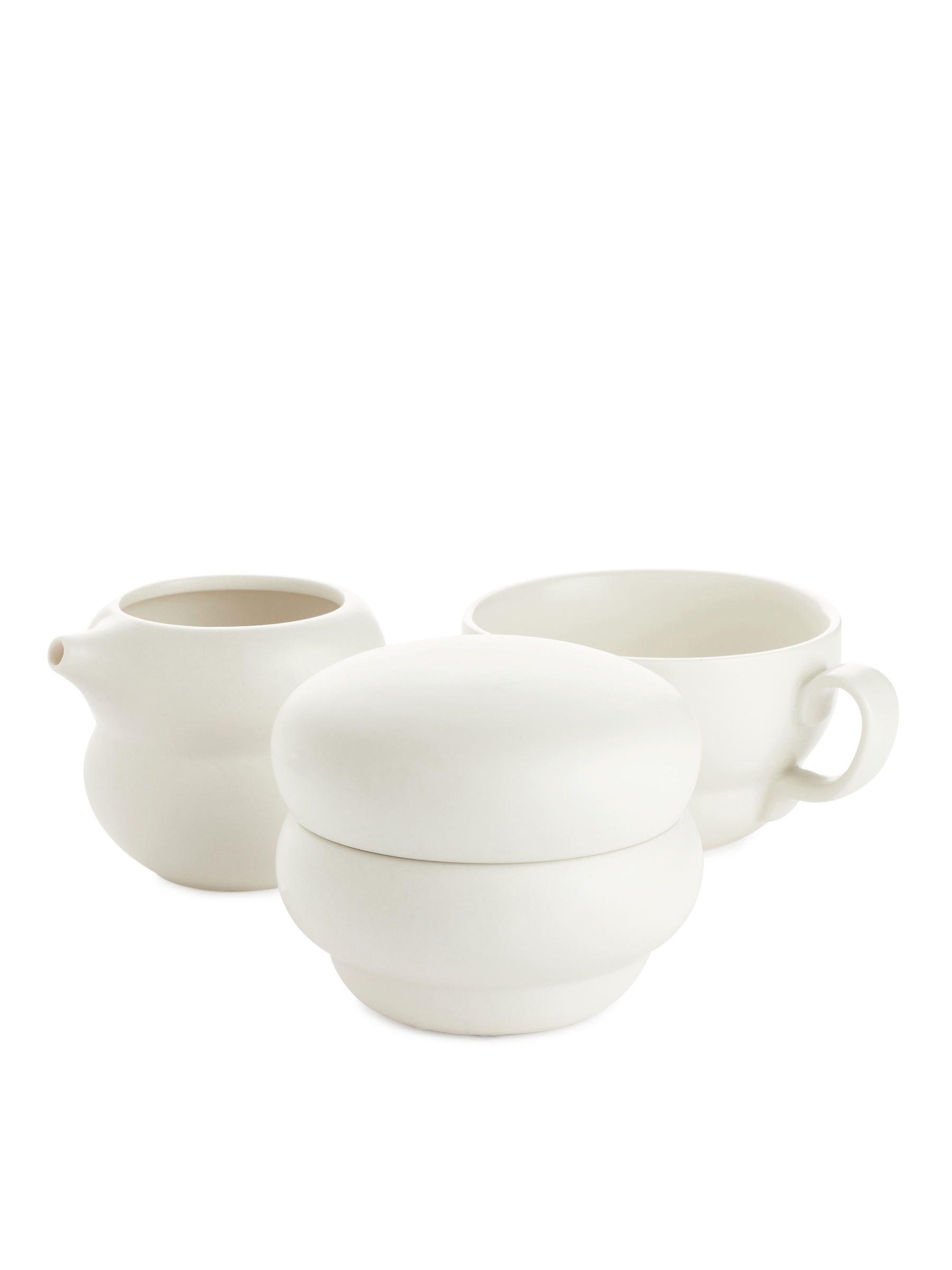 Stoneware Canister - White - Women - StillMedia/DescriptiveDetail - 3