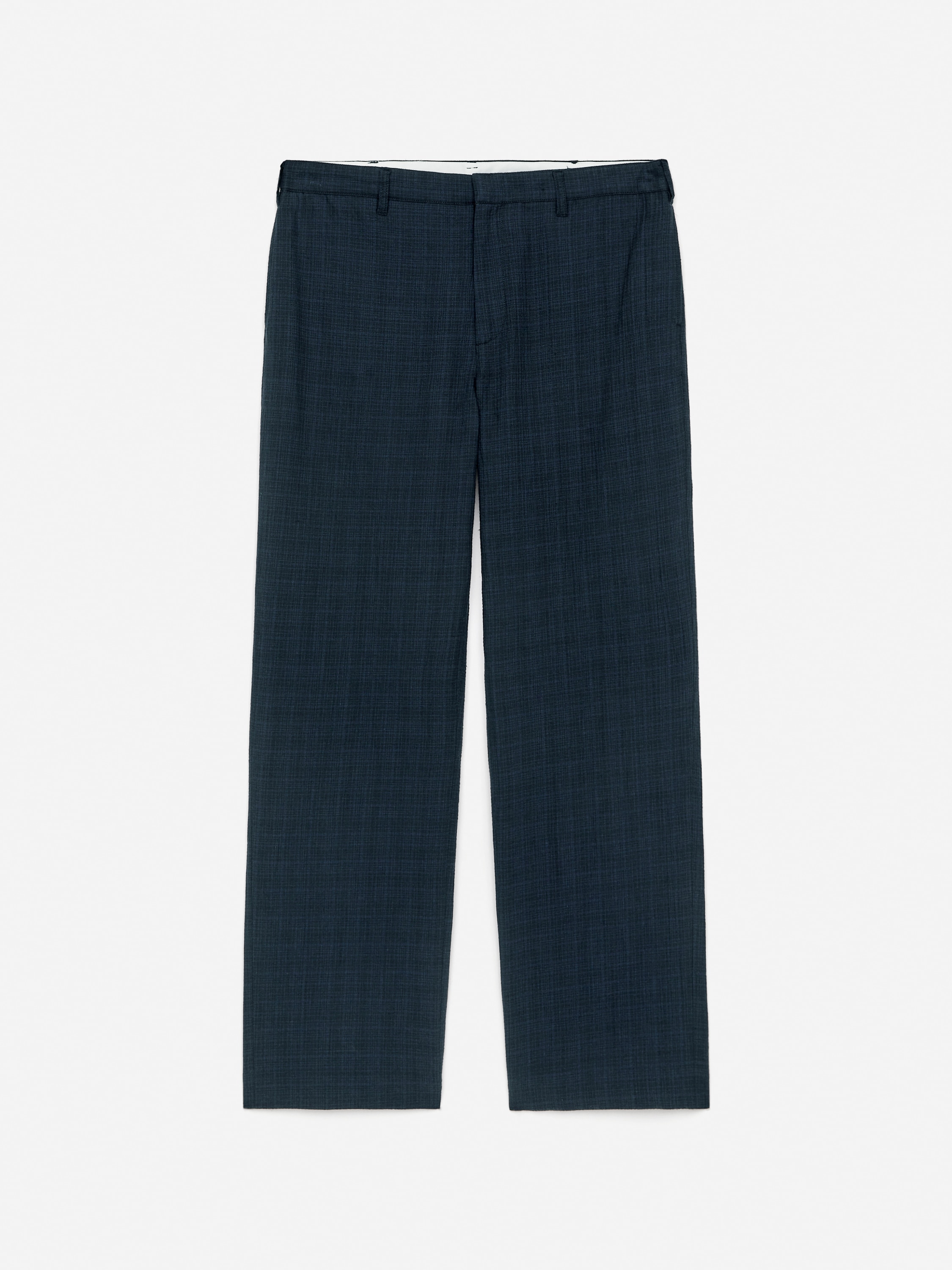 Pantalon en seersucker - Bleu foncé