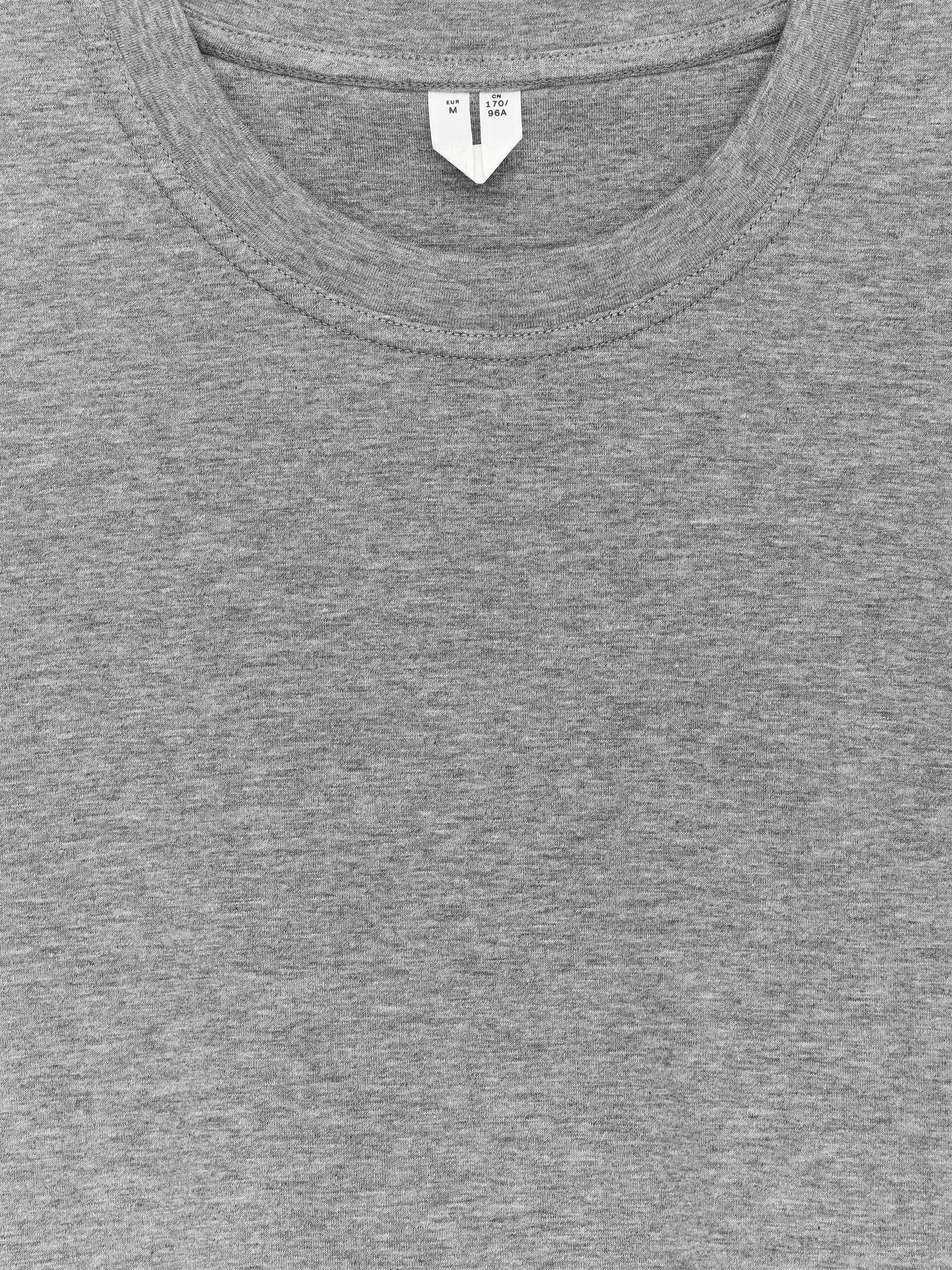 Signature Constructed T-Shirt - Grey Melange - Regular fit - Women - StillMedia/DescriptiveDetail - 24