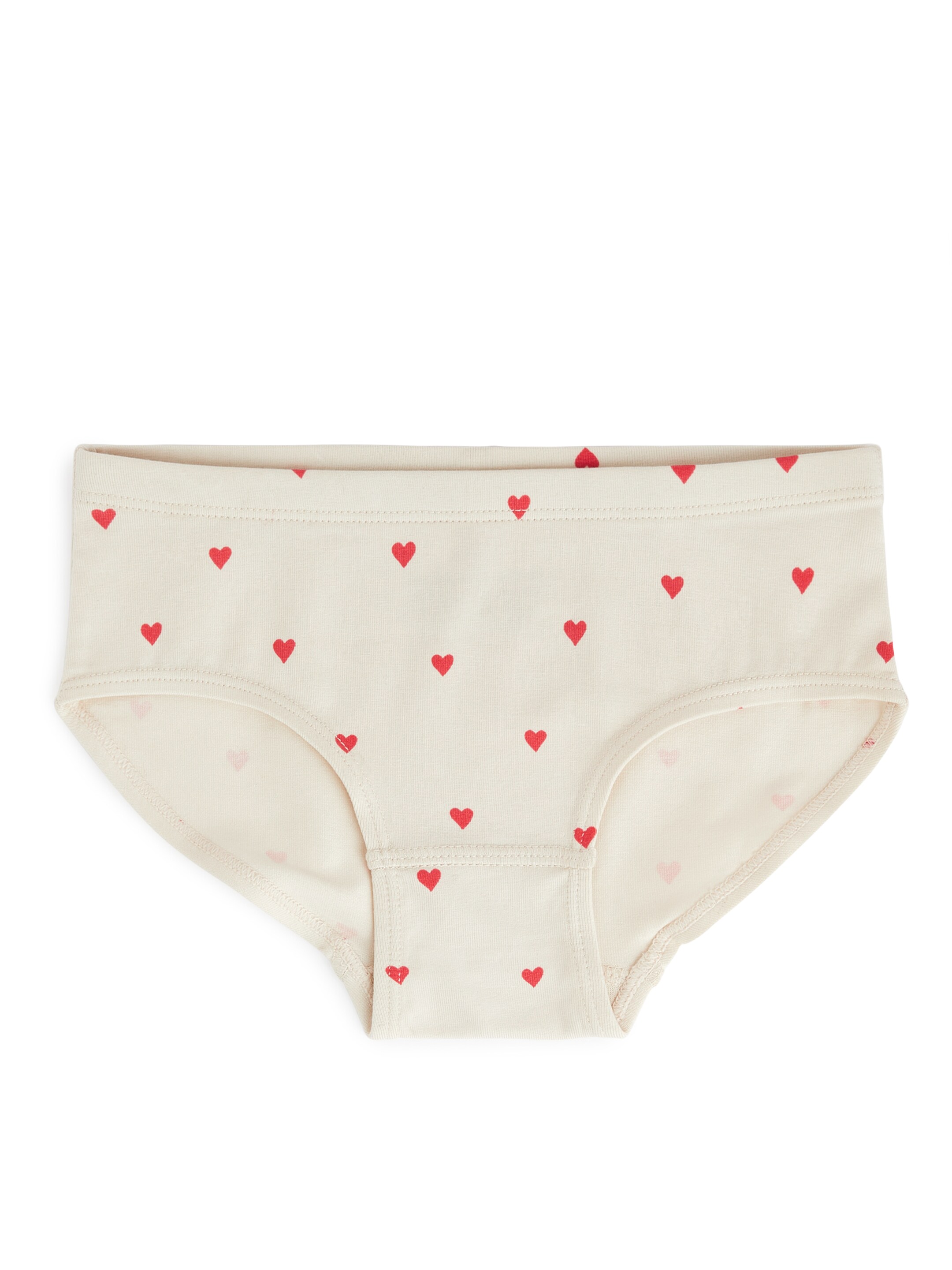 Slips aus Baumwolljersey, 3er-Set - Rot/Cremeweiß - Regular Fit - Kinder - StillMedia/DescriptiveStillLife - 3