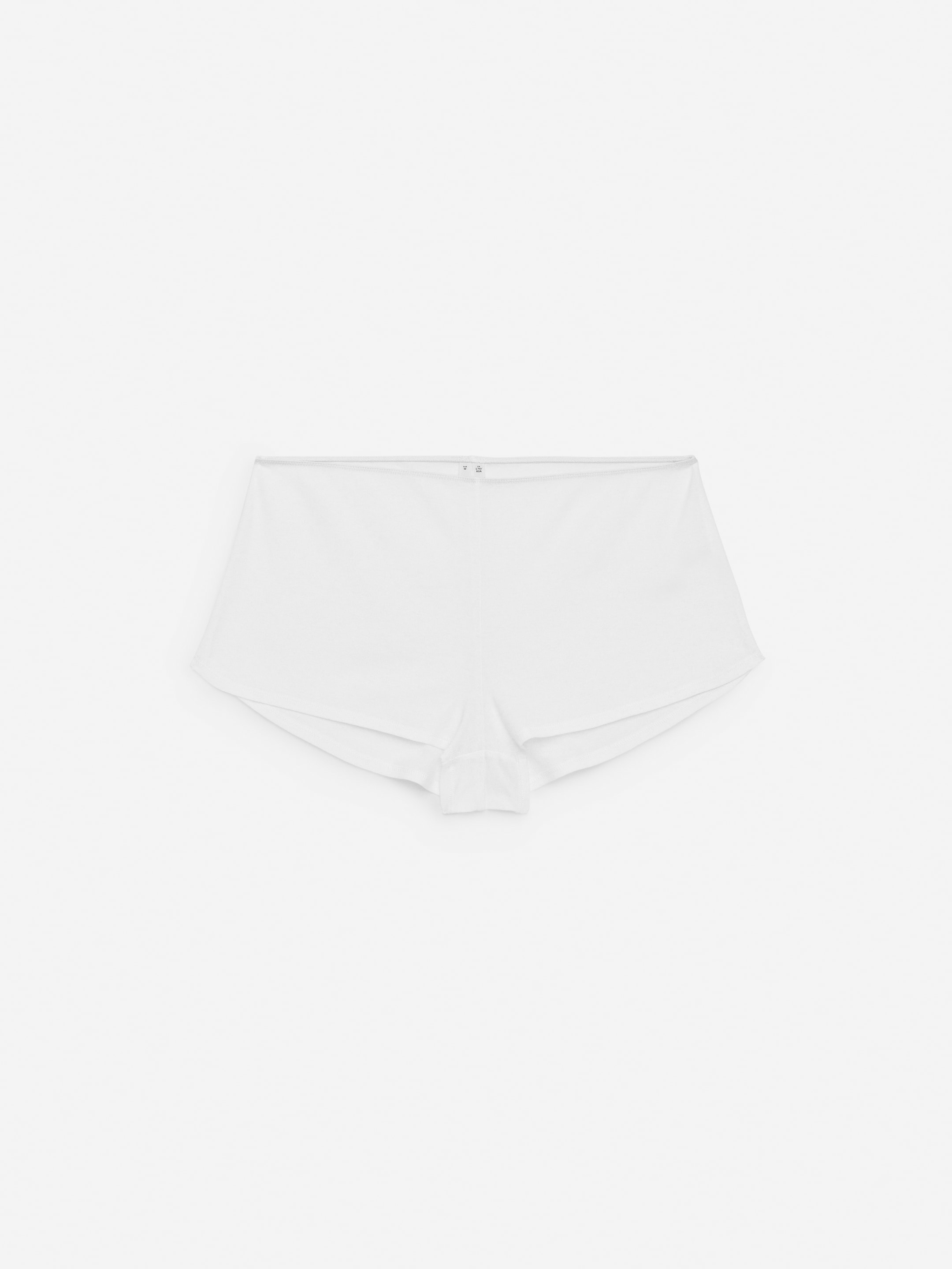 Mini-short en coton légèrement transparent-#fcfcfc-16536