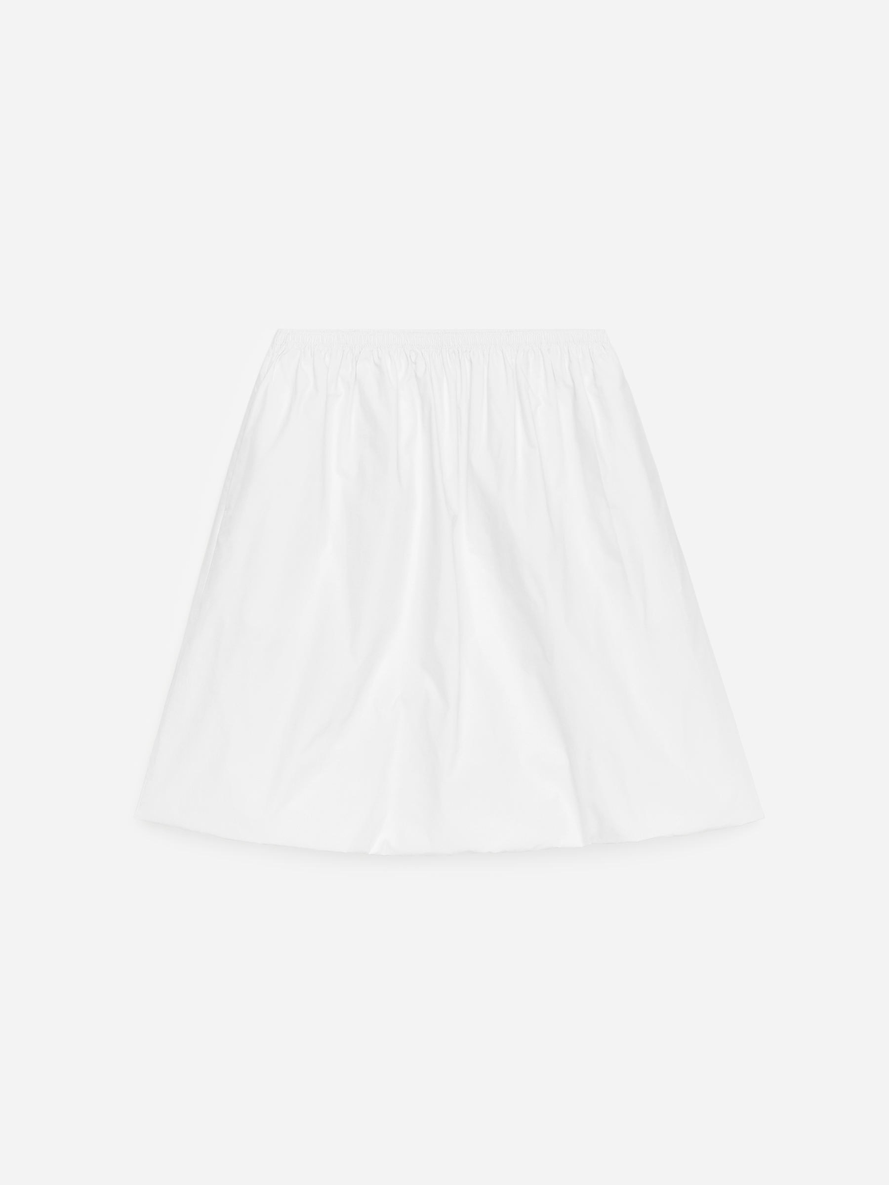 Falda abullonada de tafetán-#FFFFFF-18249