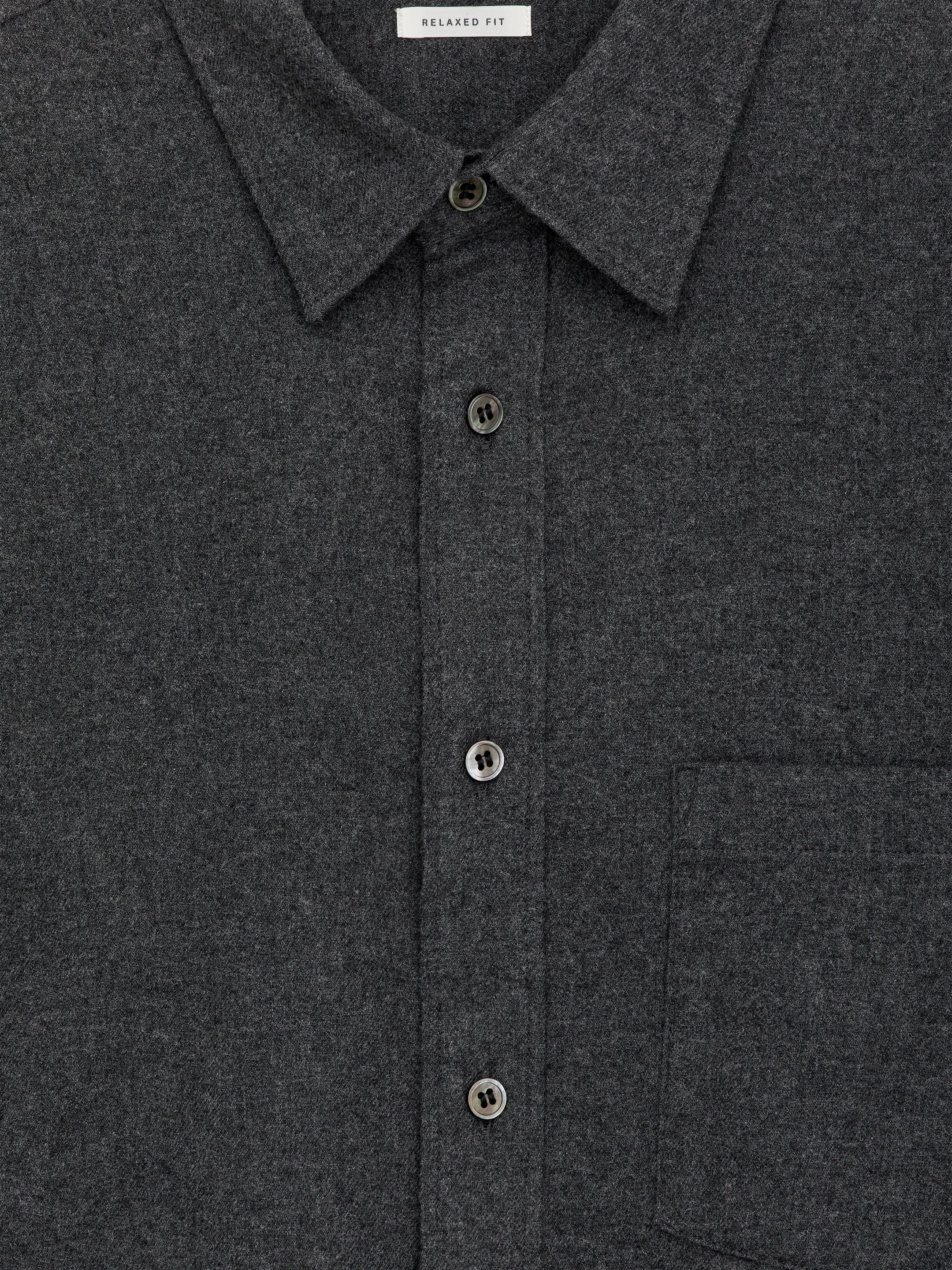 Chemise en flanelle - Gris chiné - Relaxed fit - Homme - StillMedia/DescriptiveDetail - 1