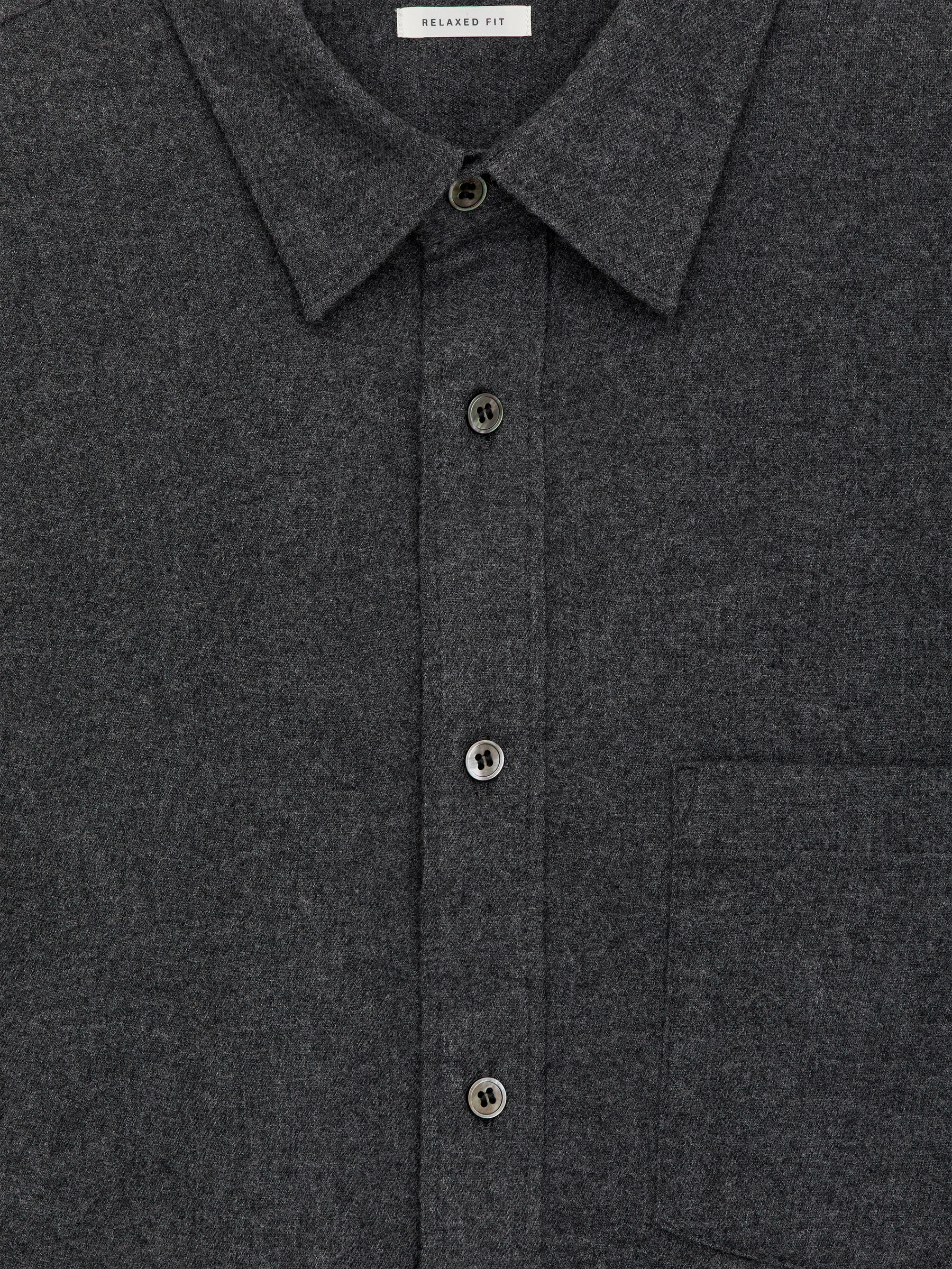 Flanellhemd - Graumeliert - Relaxed Fit - Herren - StillMedia/DescriptiveDetail - 1