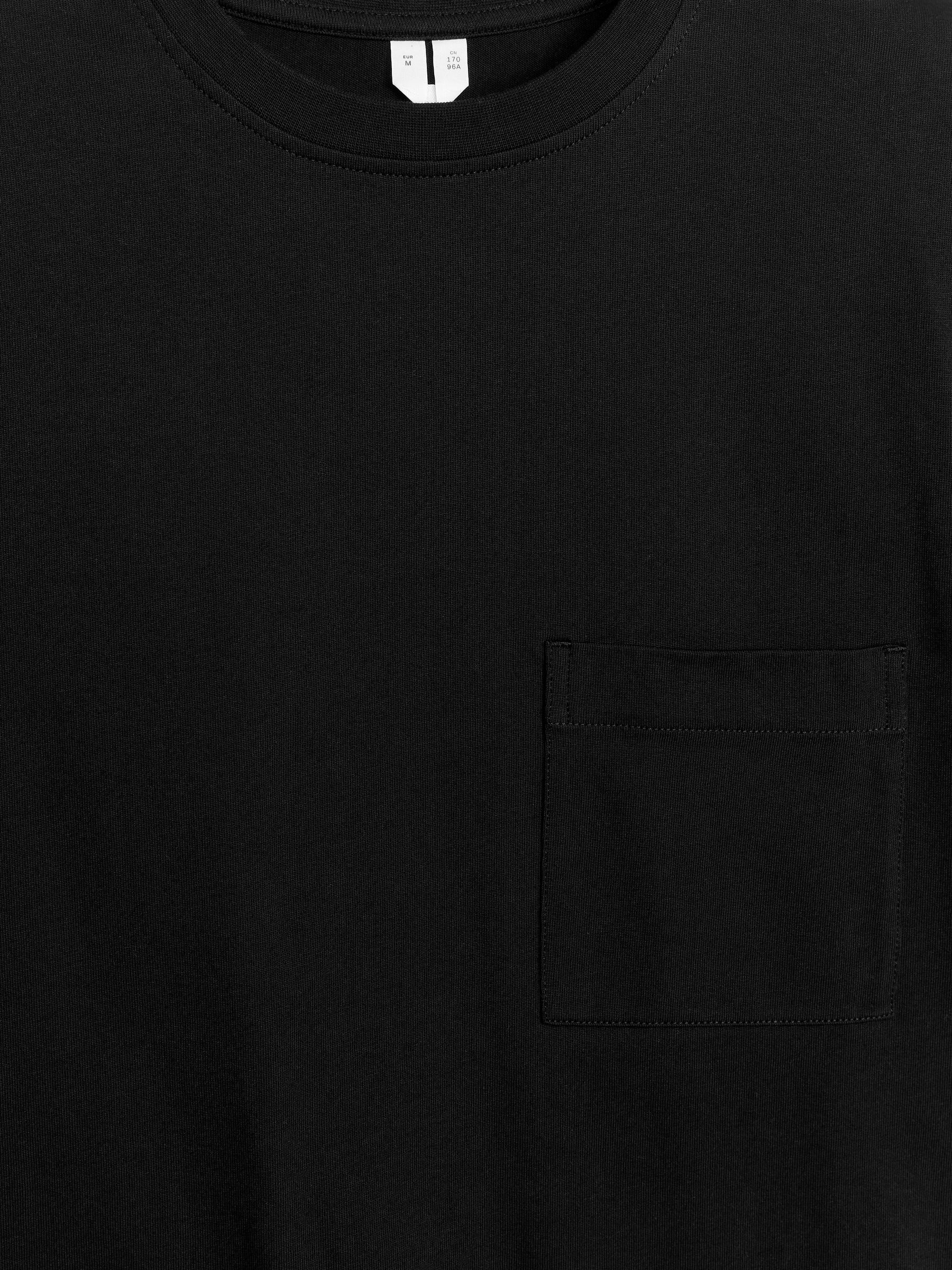 Oversized Heavyweight T-Shirt - Black - Oversized - Men - StillMedia/DescriptiveDetail - 2