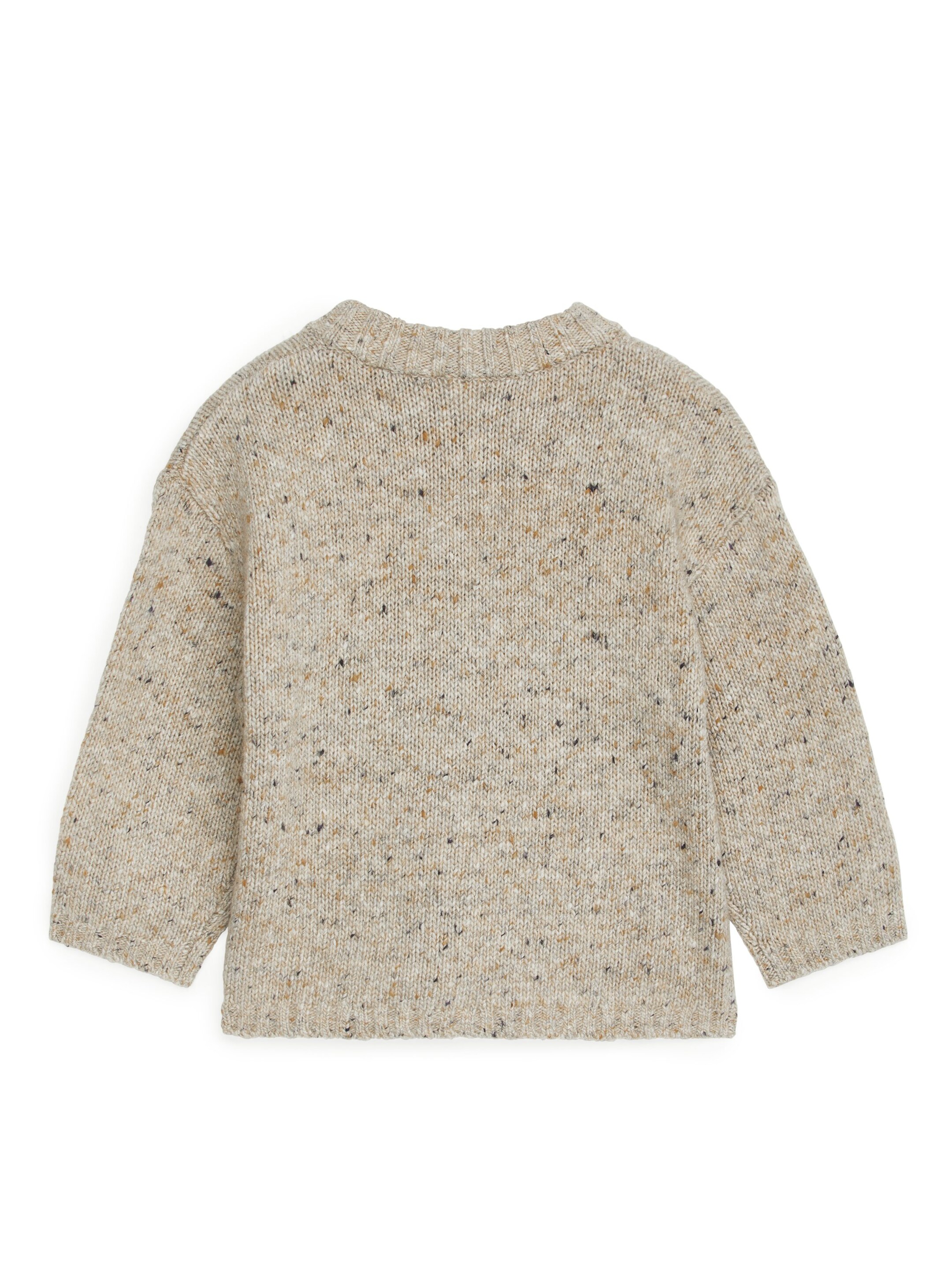 Vezi imaginea mai mare: Pulover din amestec de lână cu neps - Beige Melange - COPII | H&M RO 2
