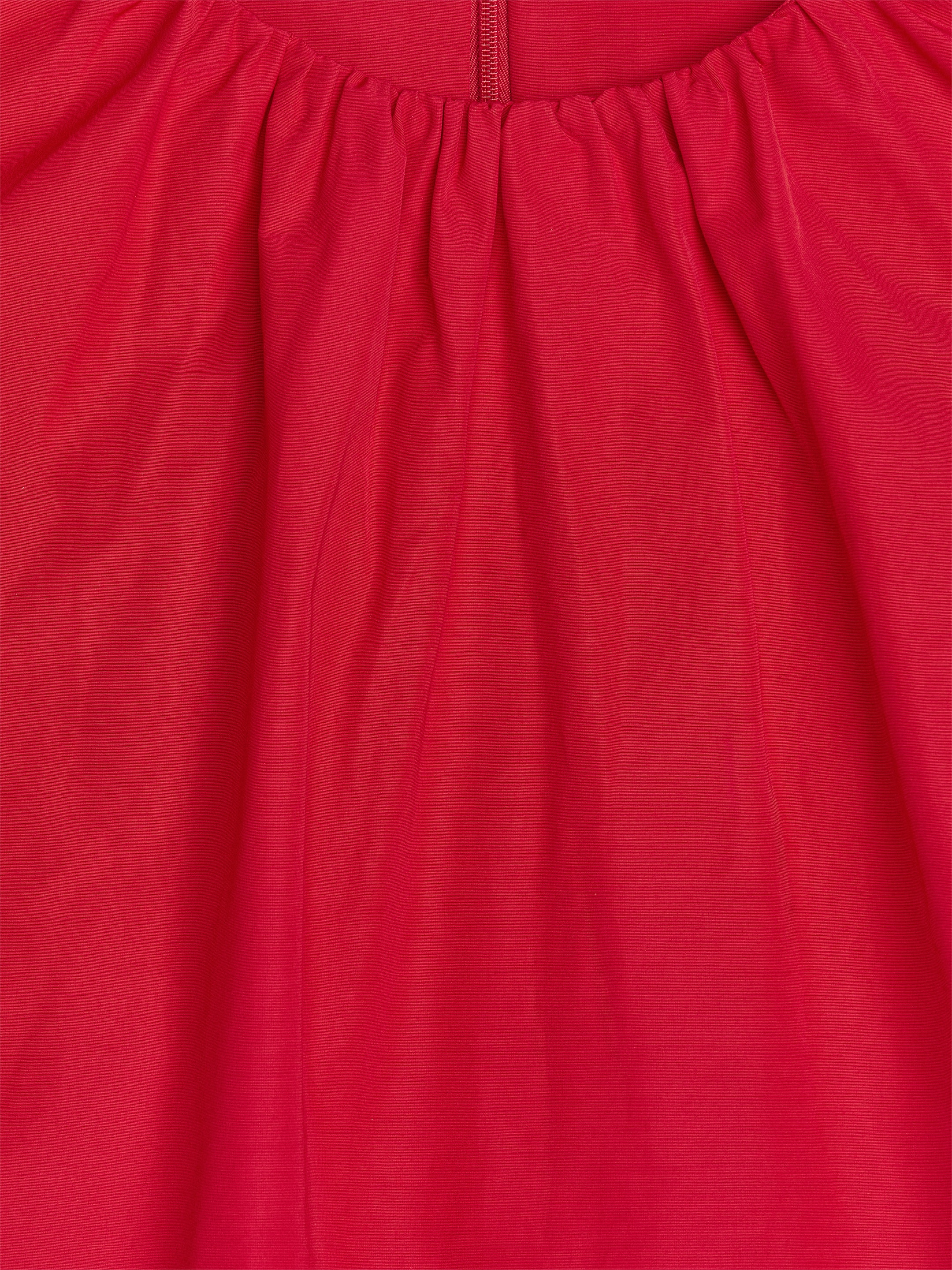 Kleid mit Ballonärmeln - Rot - Loose Fit - Damen - StillMedia/DescriptiveDetail - 2