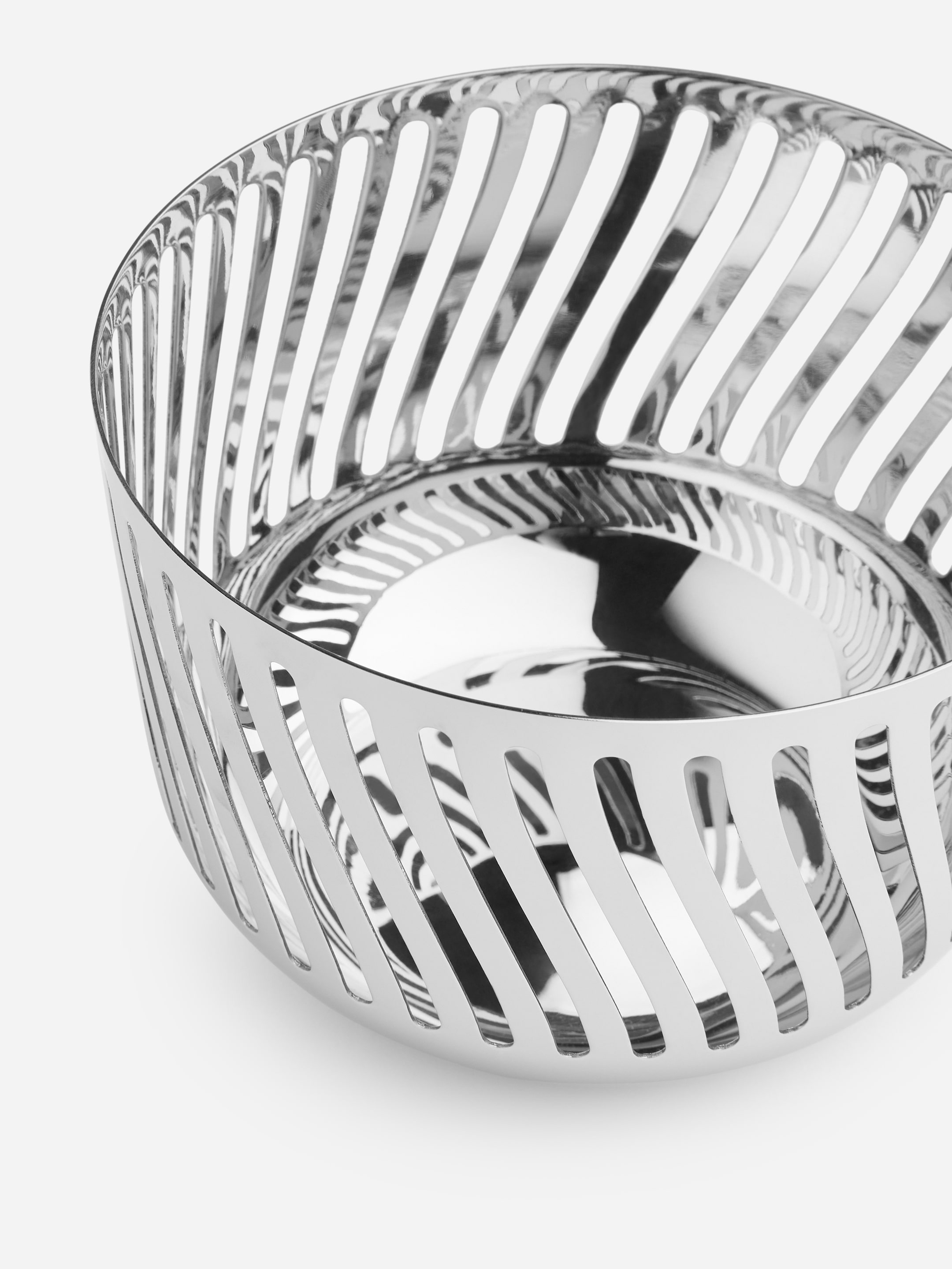 Stainless Steel Basket - Silver - Homeware - StillMedia/DescriptiveDetail - 2
